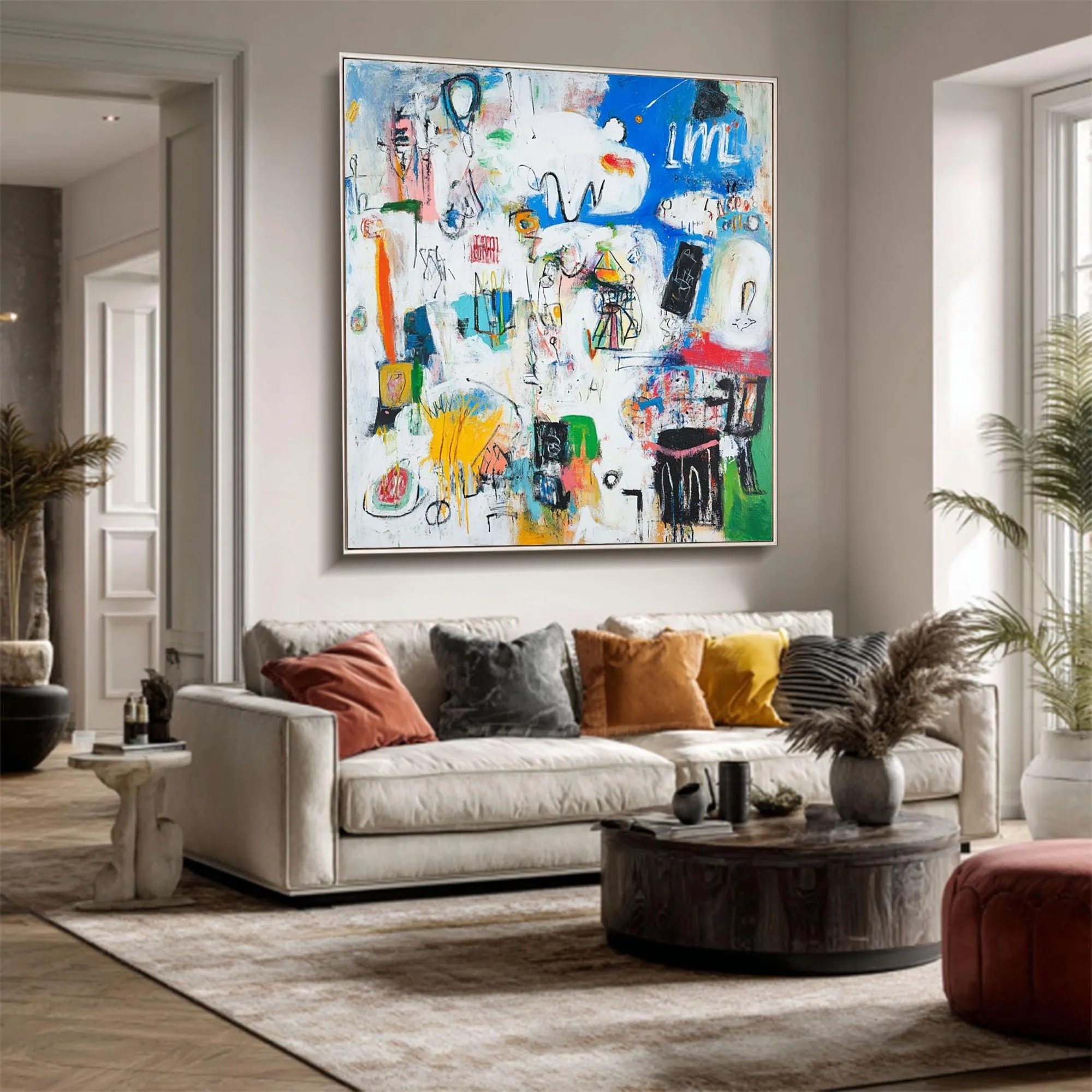 Whimsical Motion Hand Painted Art