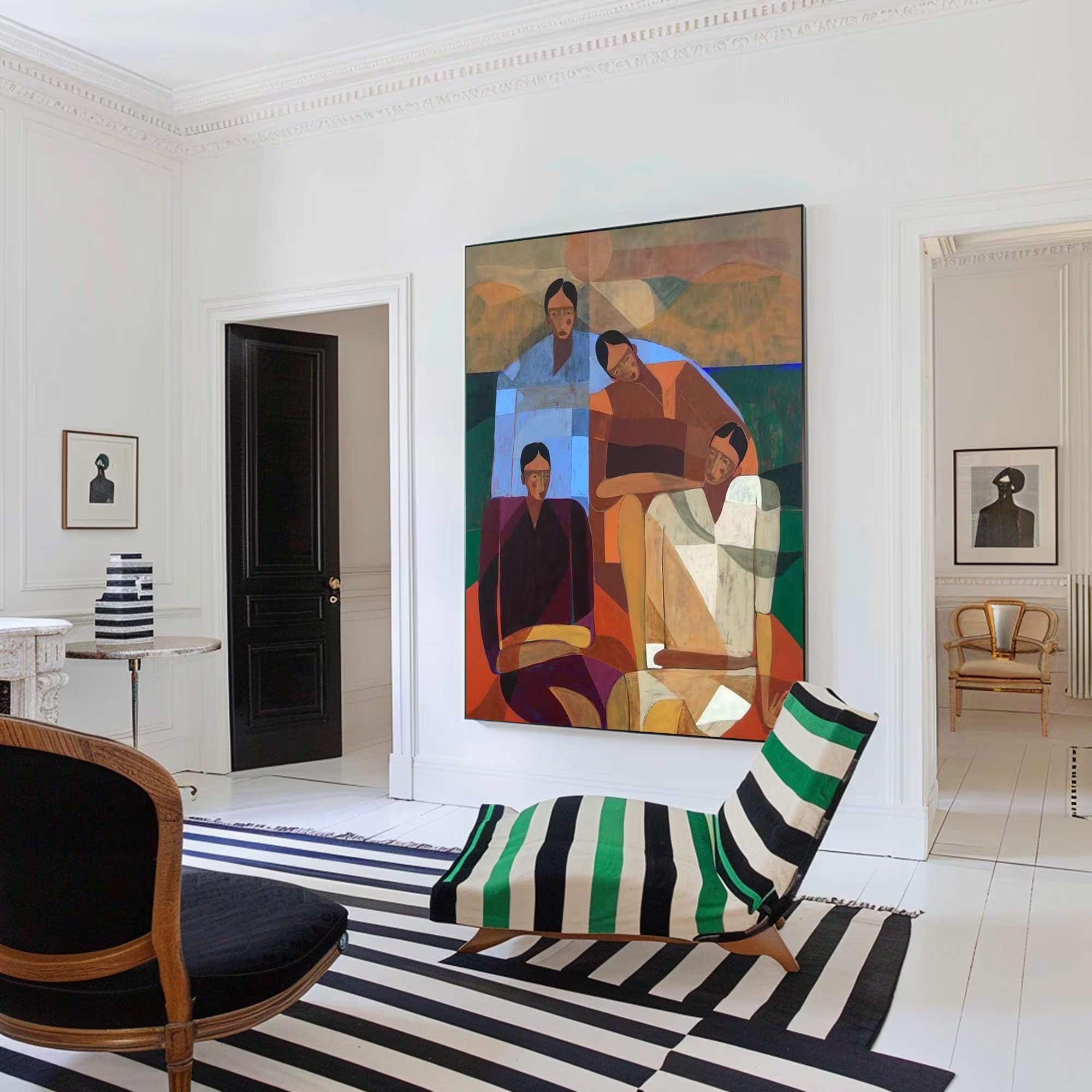 Cubist Confluence of Souls