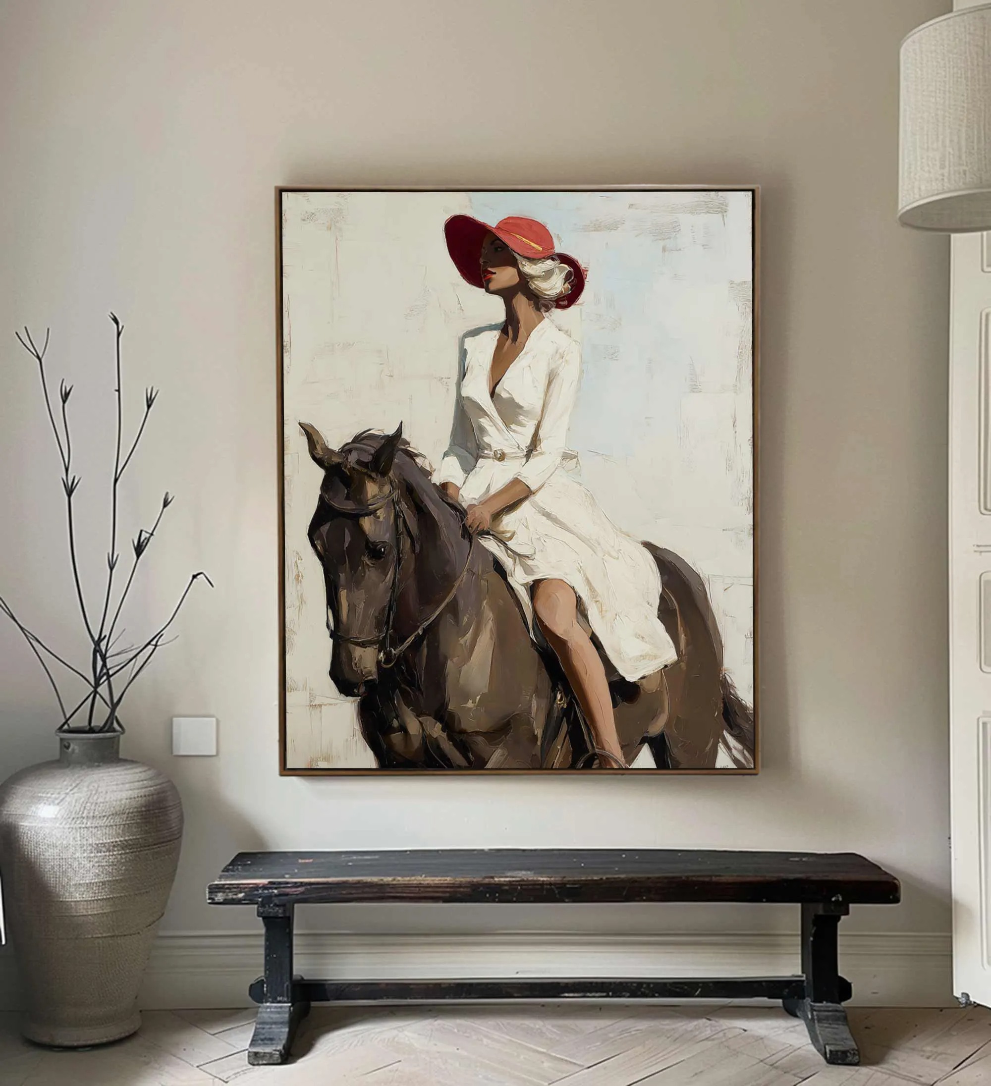 Dignified Equestrian Lady