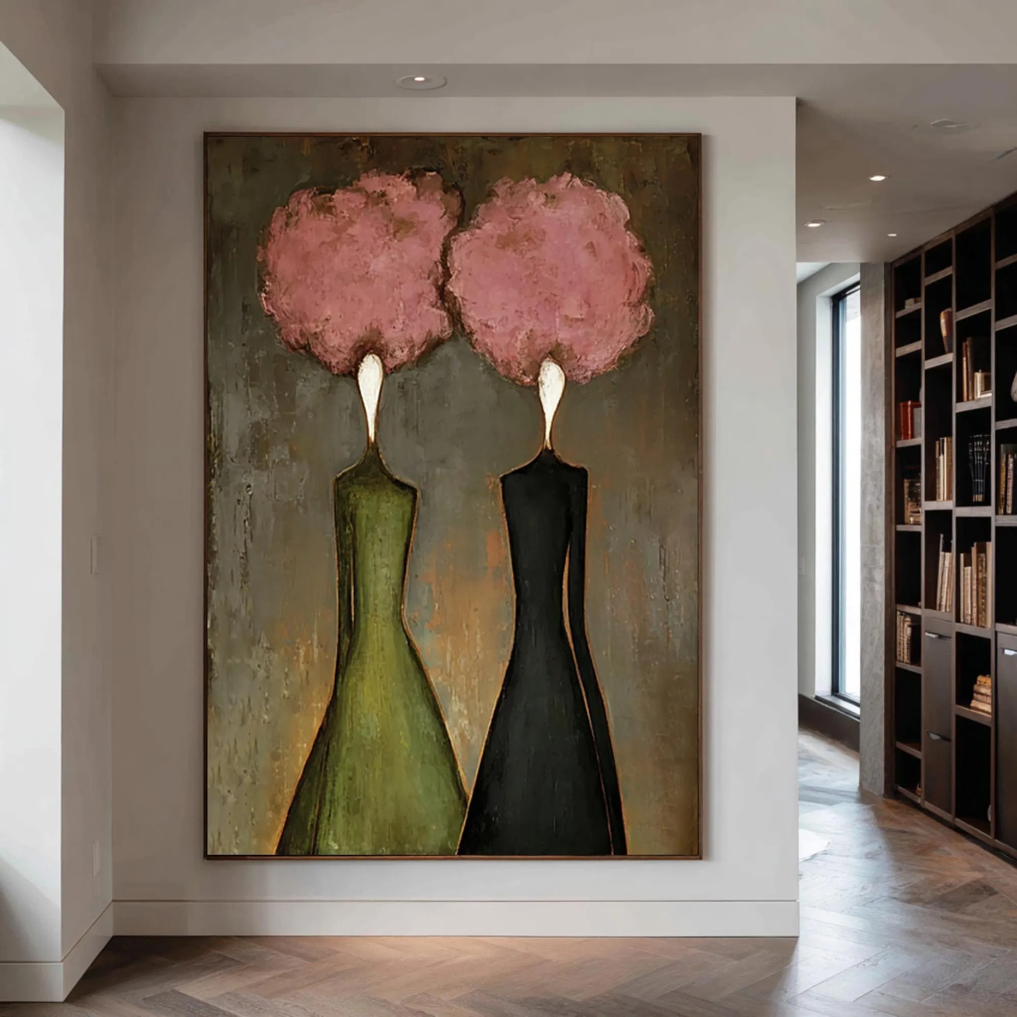 Floral Heads, Abstract Bodies