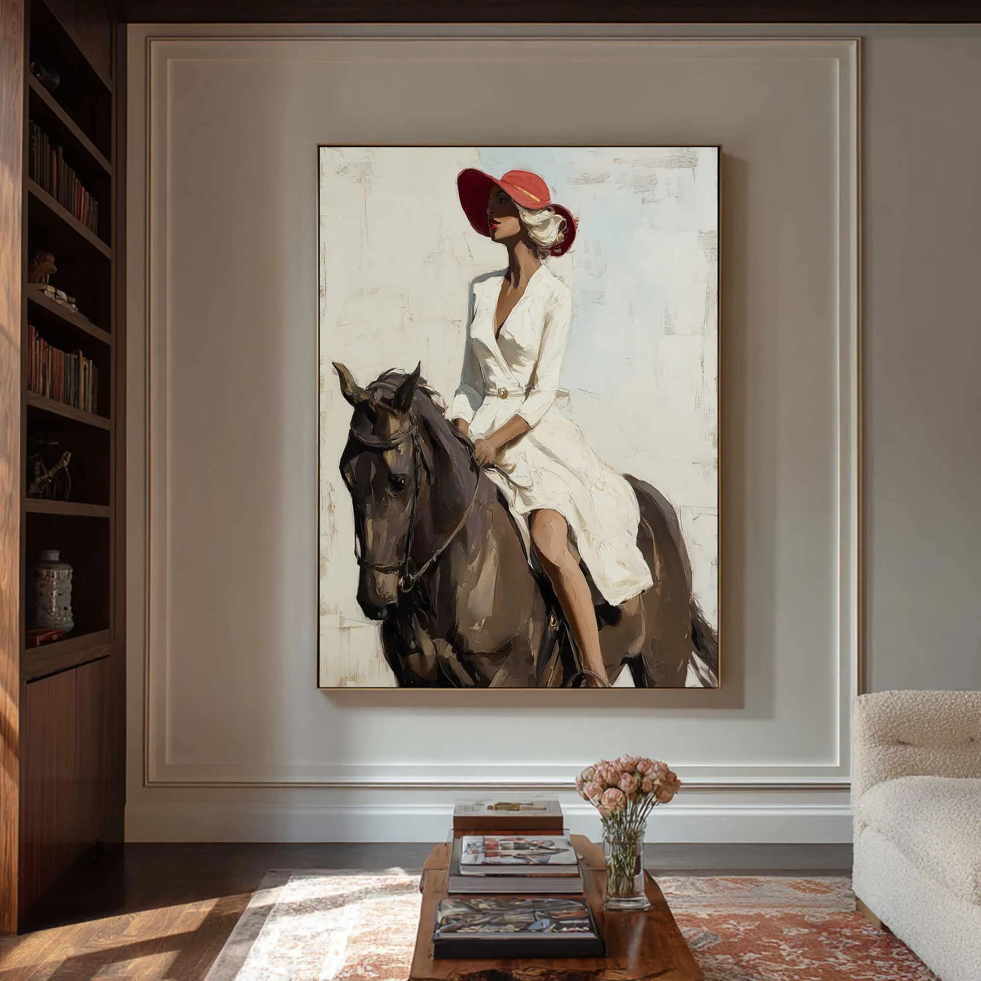 Dignified Equestrian Lady