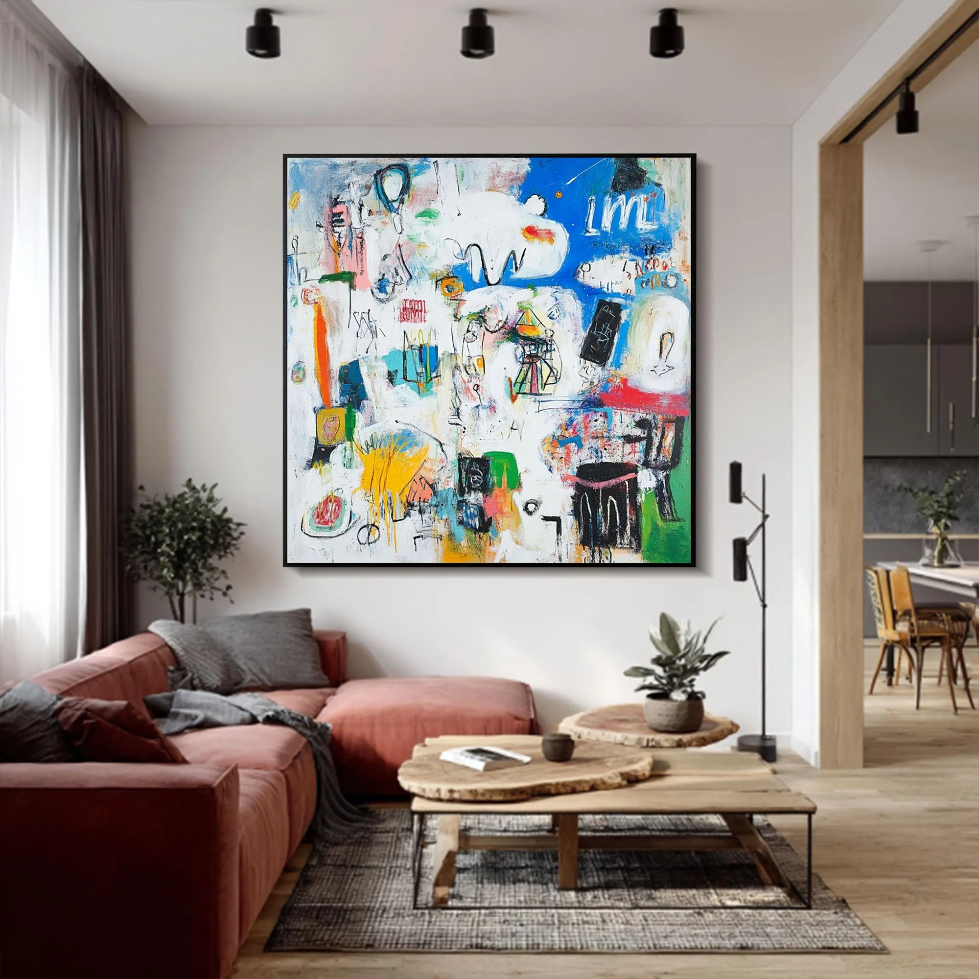 Whimsical Motion Hand Painted Art