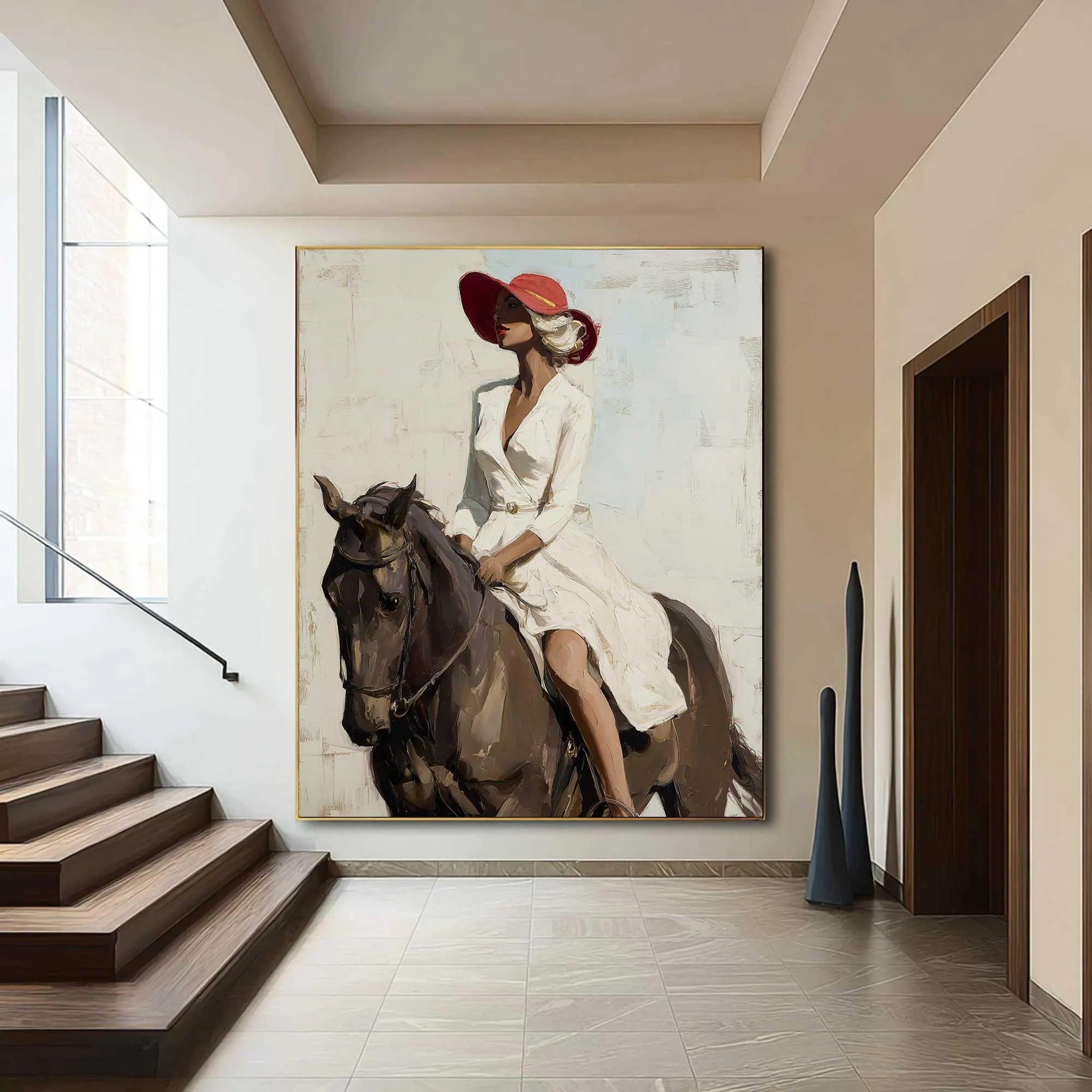 Dignified Equestrian Lady