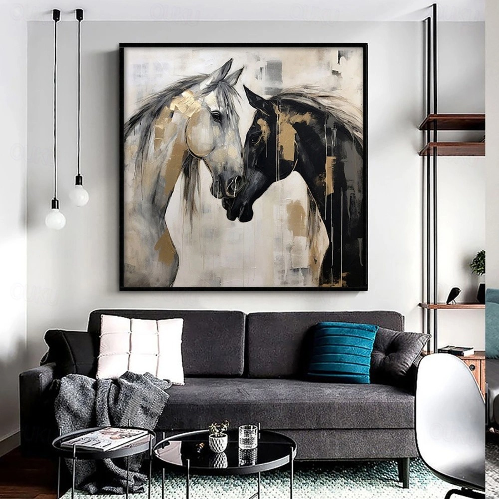 White & Gold Equestrian