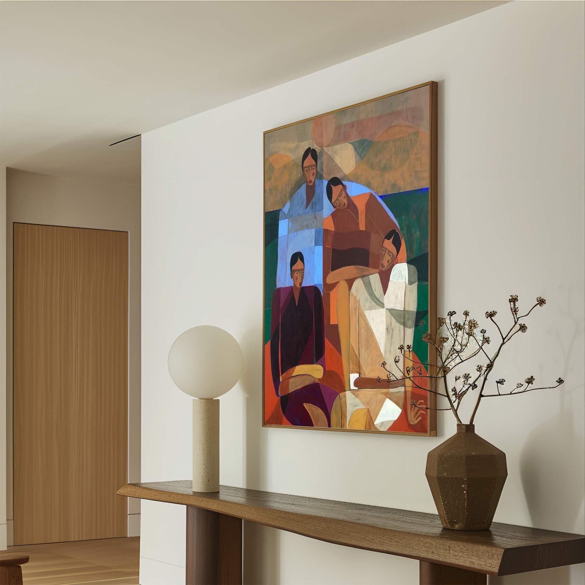 Cubist Confluence of Souls