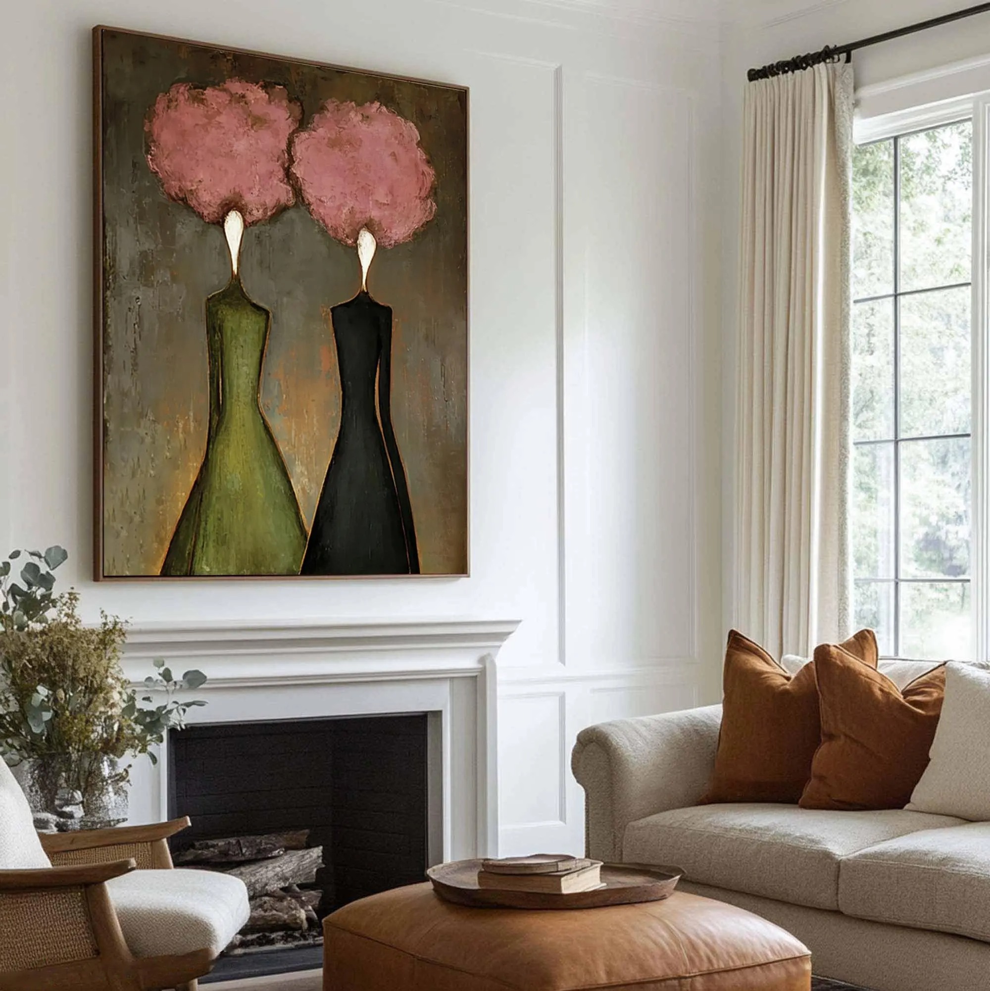 Floral Heads, Abstract Bodies