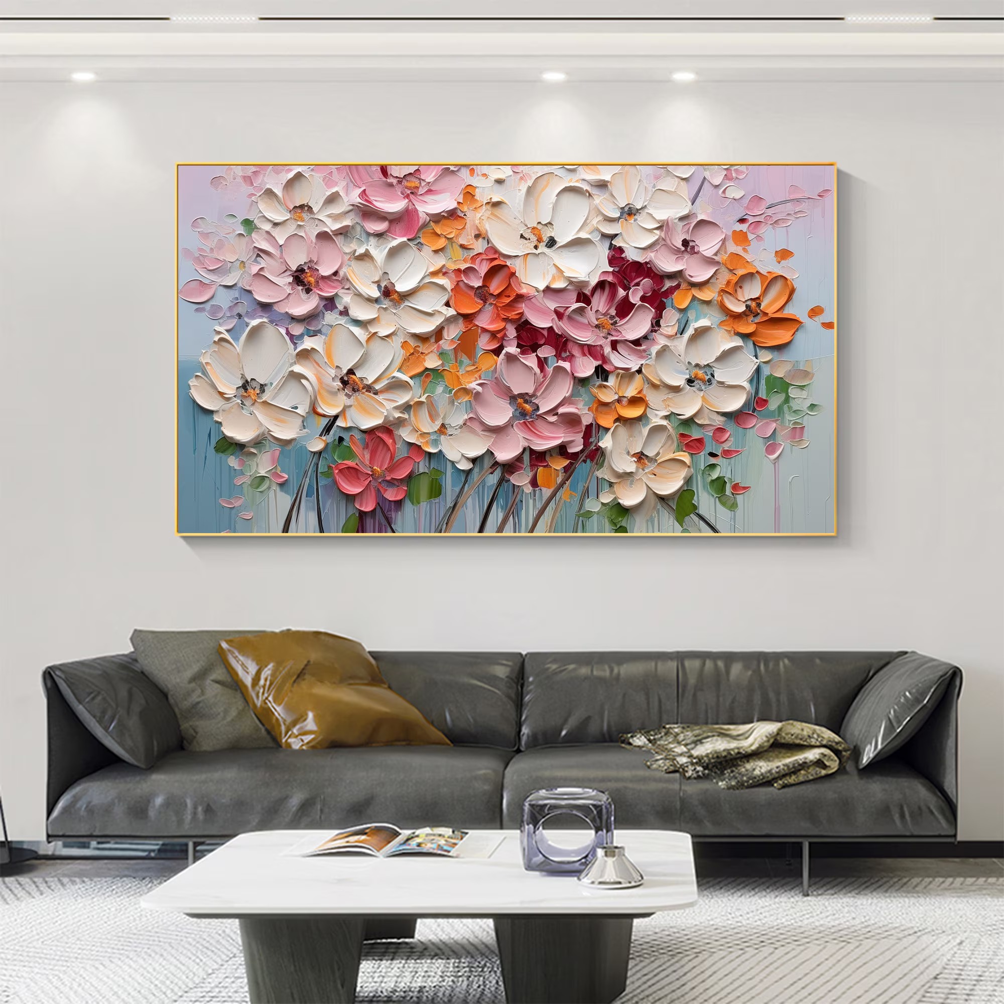 Blossom Cluster Elegance Canvas