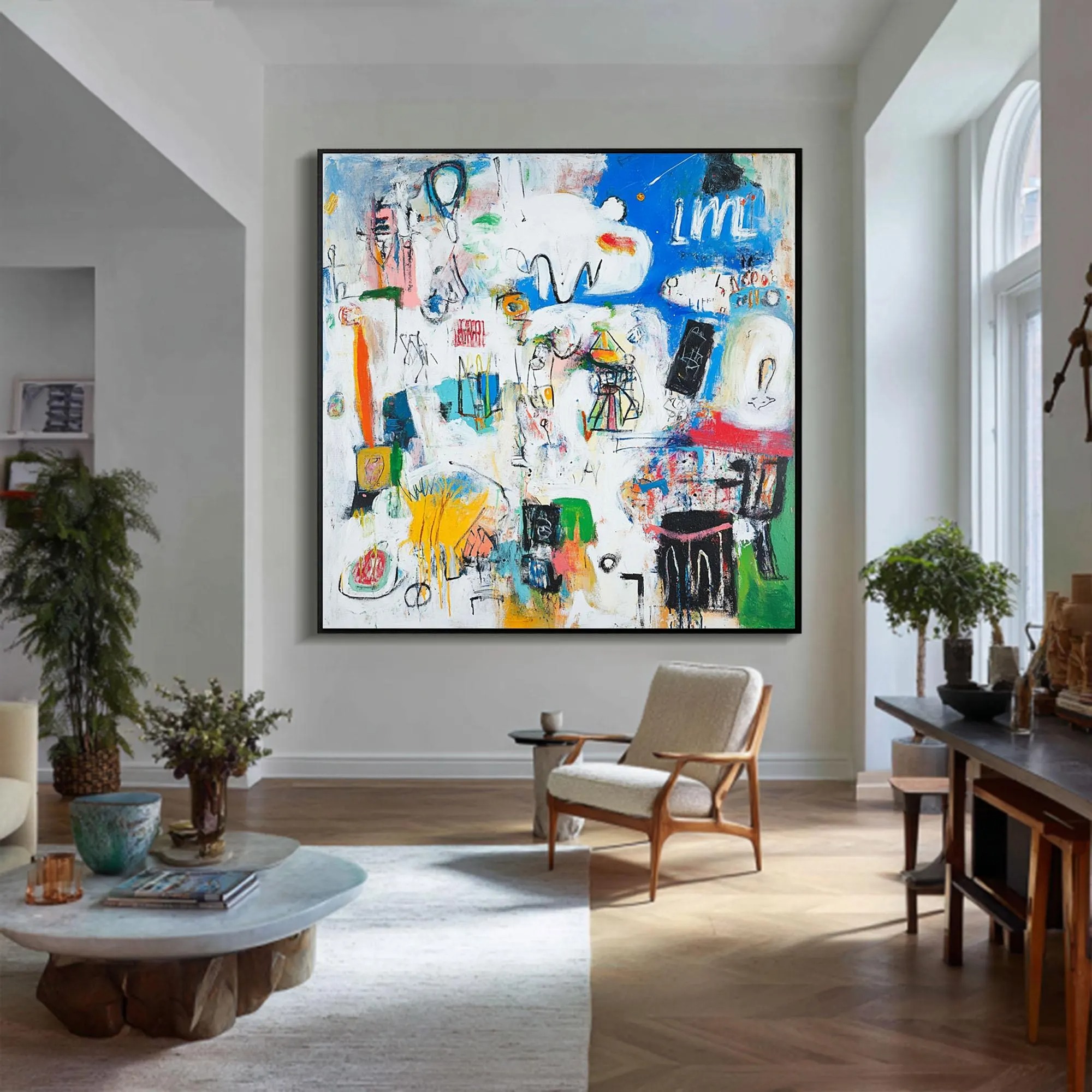 Whimsical Motion Hand Painted Art