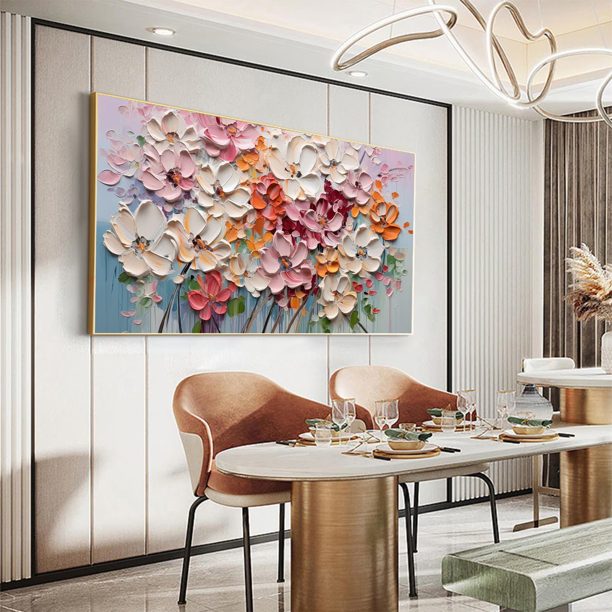 Blossom Cluster Elegance Canvas