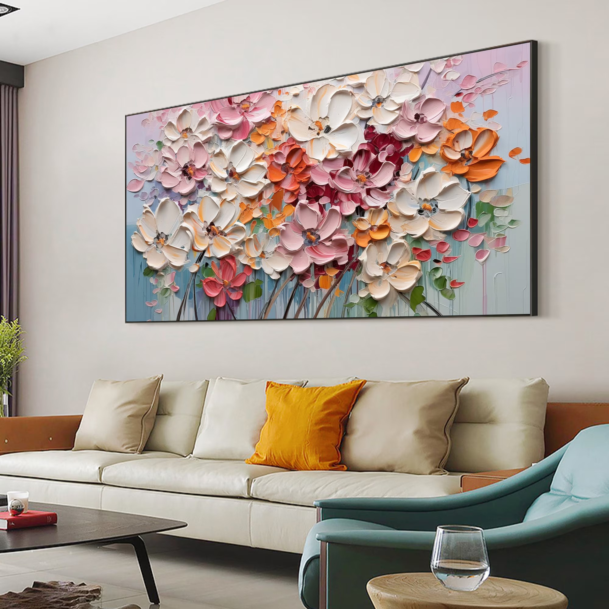 Blossom Cluster Elegance Canvas