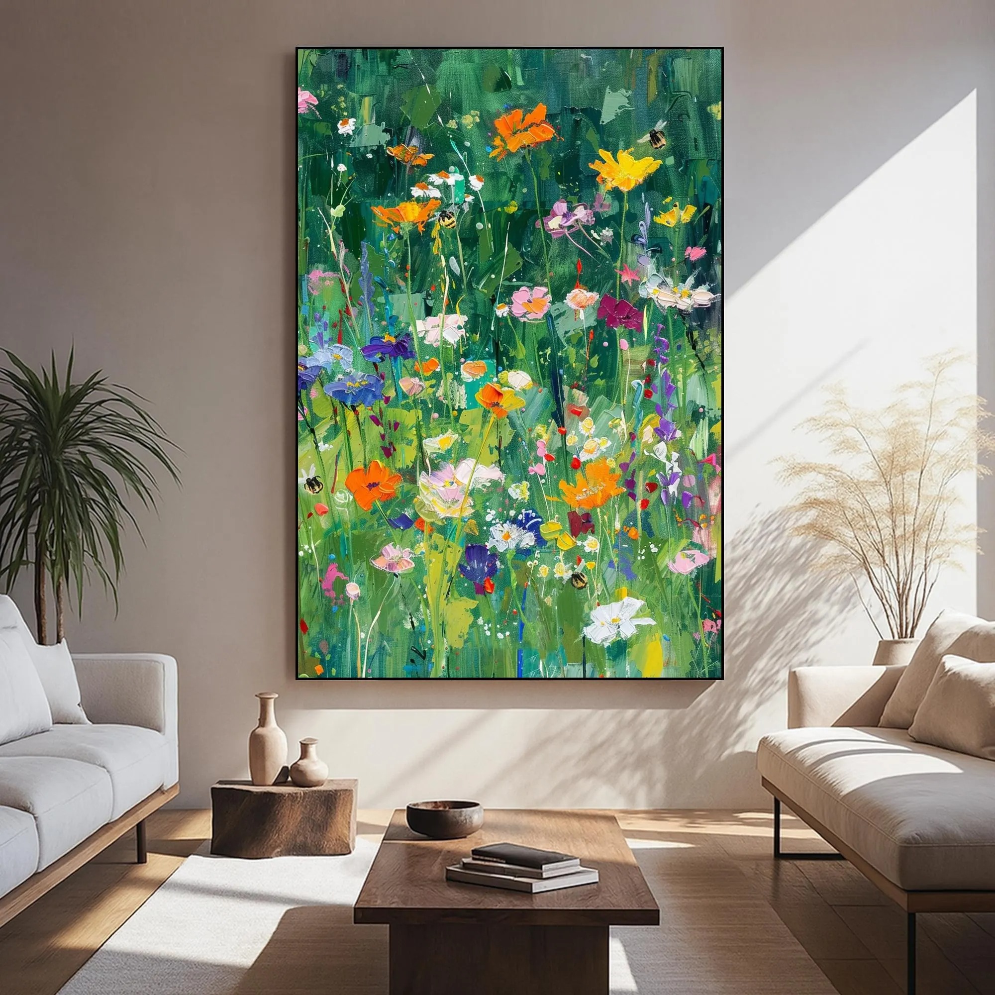 Joyful Blossom Landscape Canvas