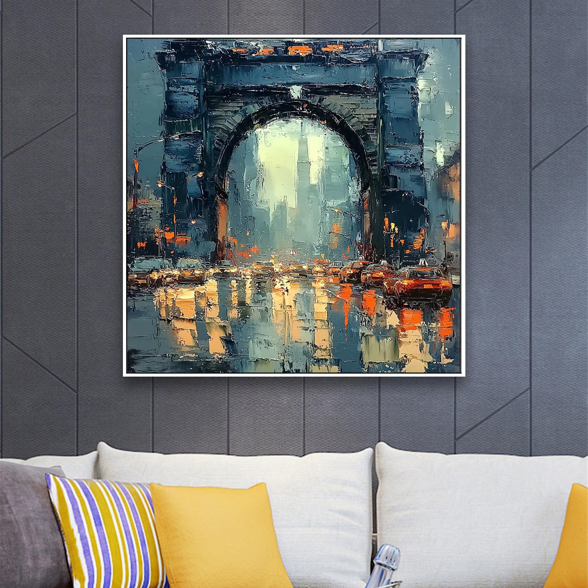 Archway Cityscape Glow