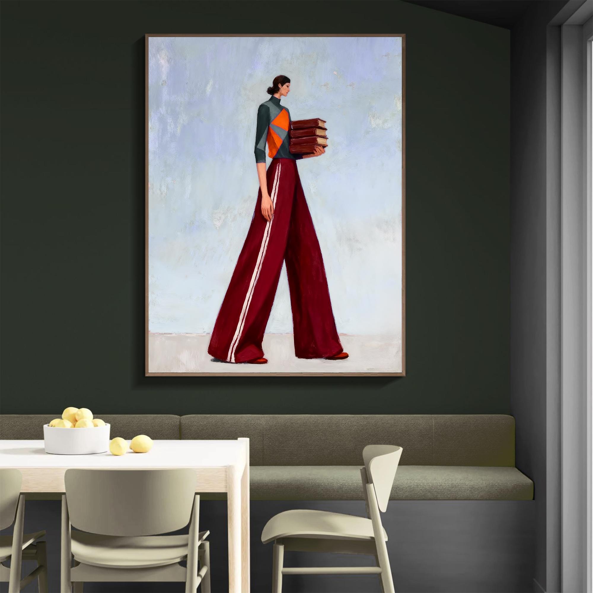 Stylish Reader Canvas Art