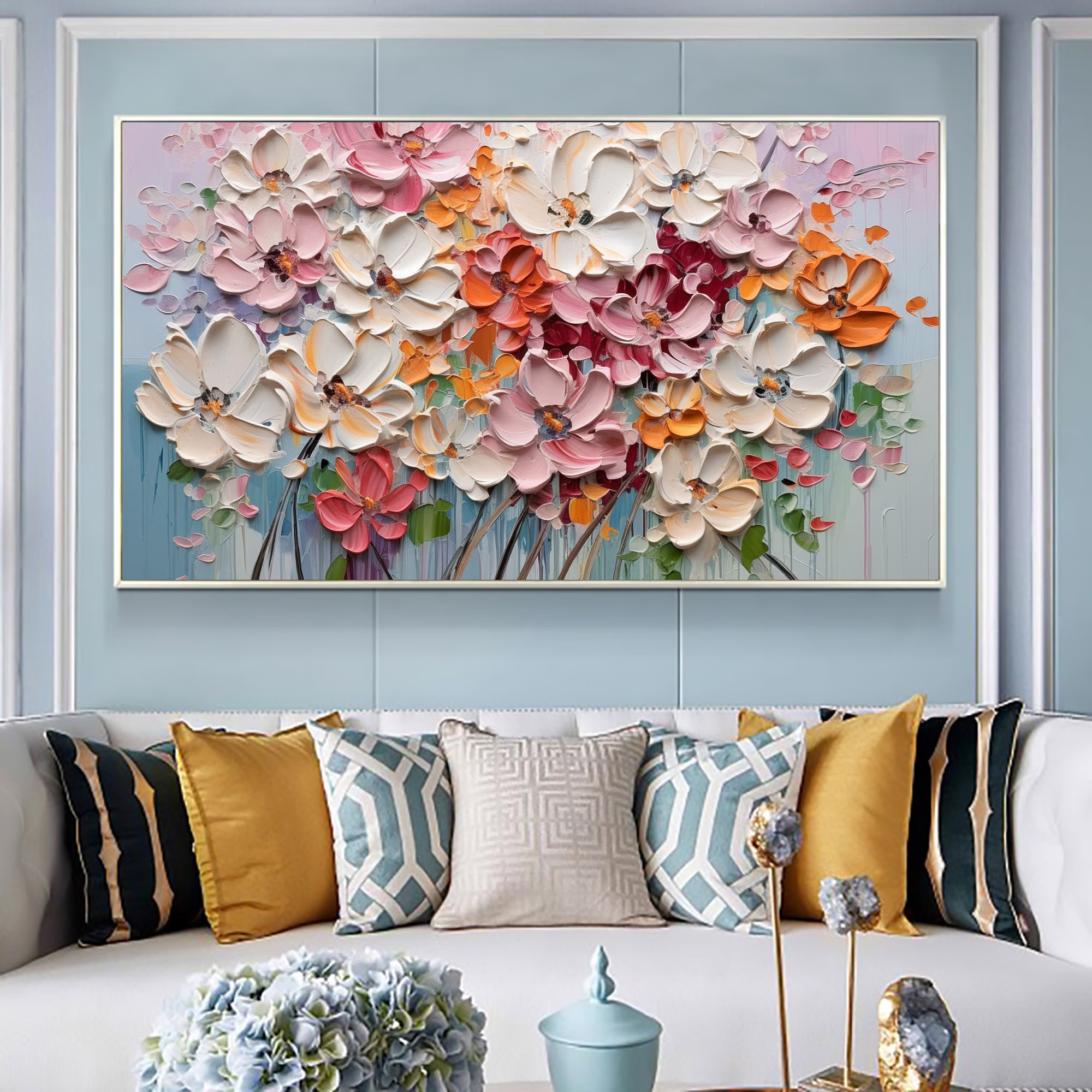 Blossom Cluster Elegance Canvas