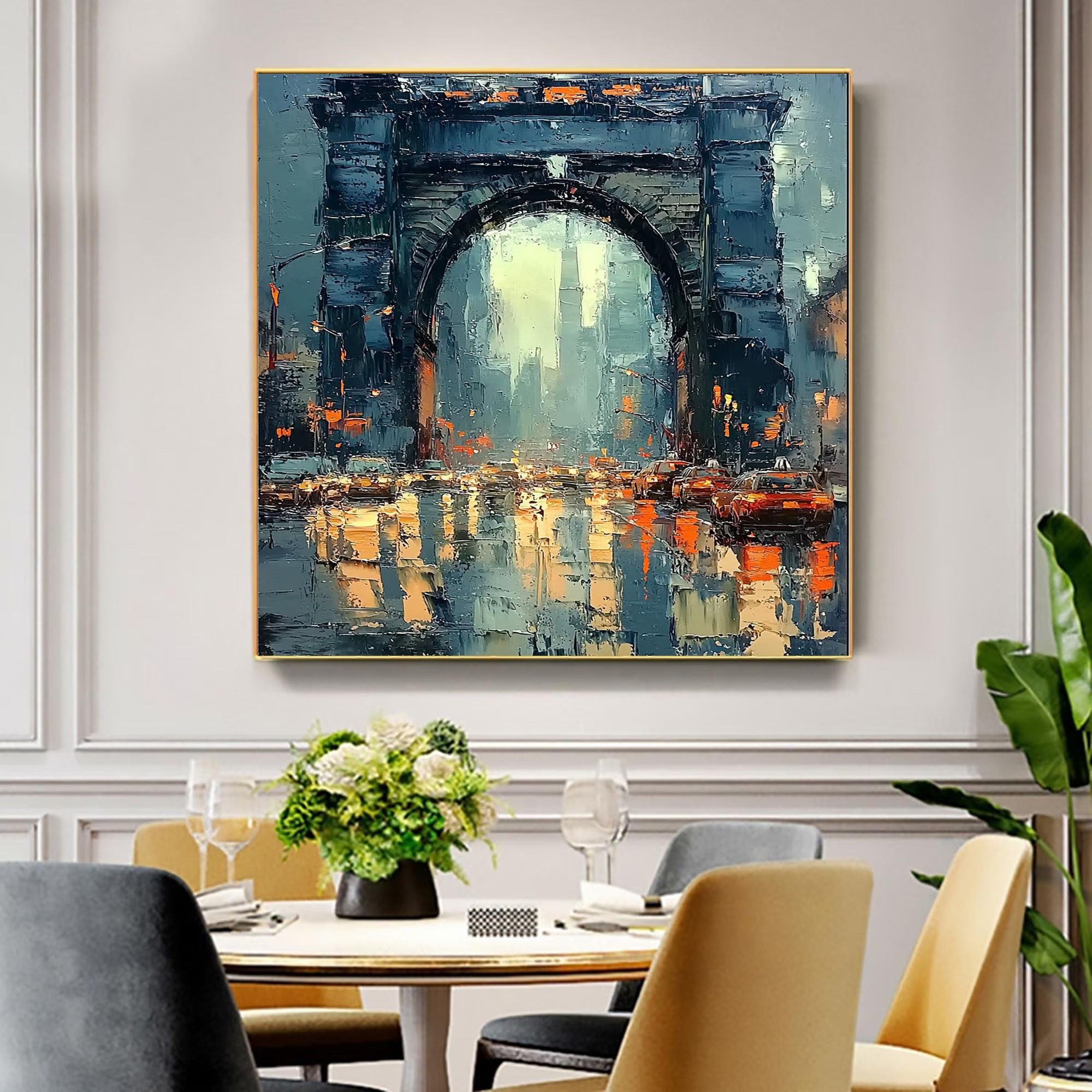 Archway Cityscape Glow