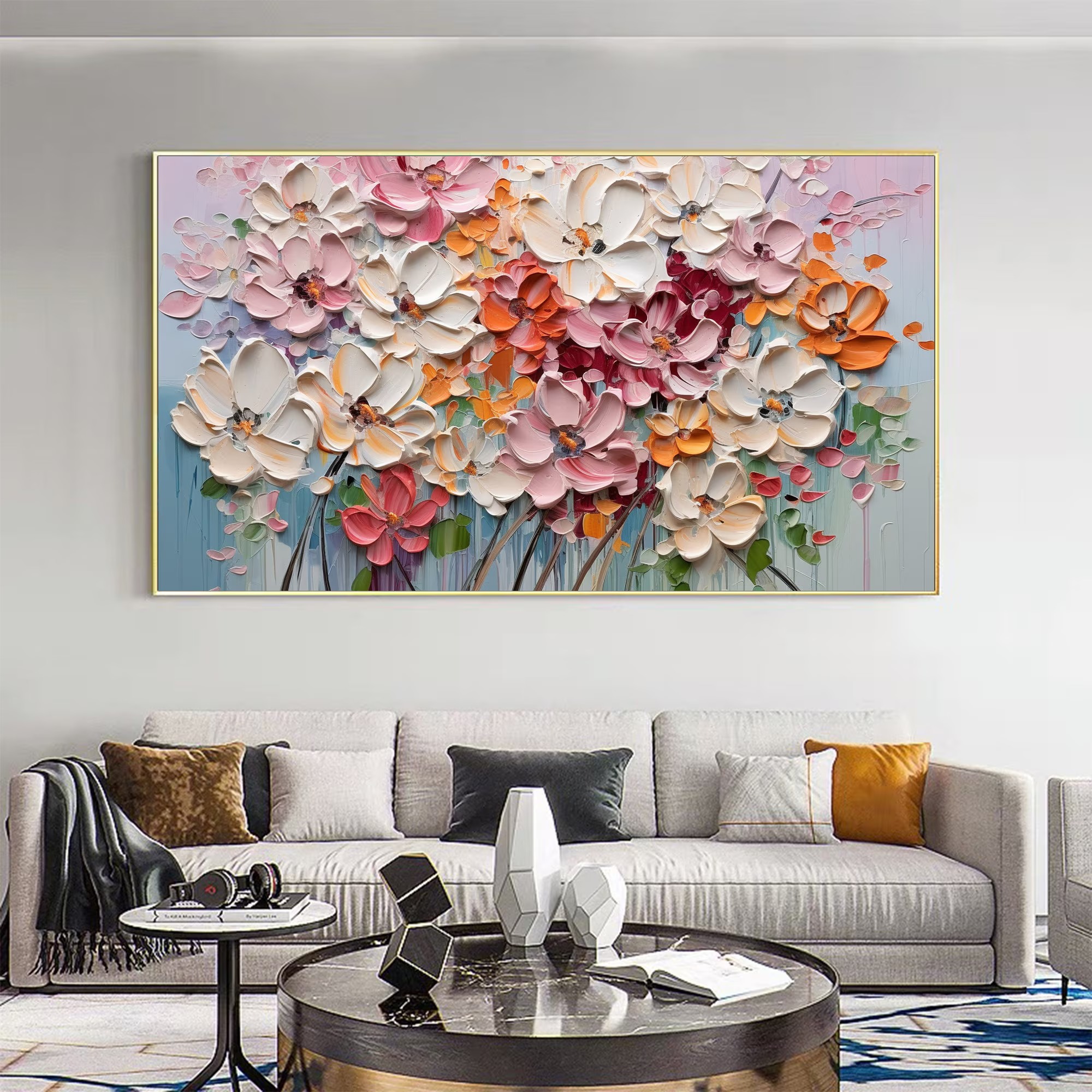 Blossom Cluster Elegance Canvas