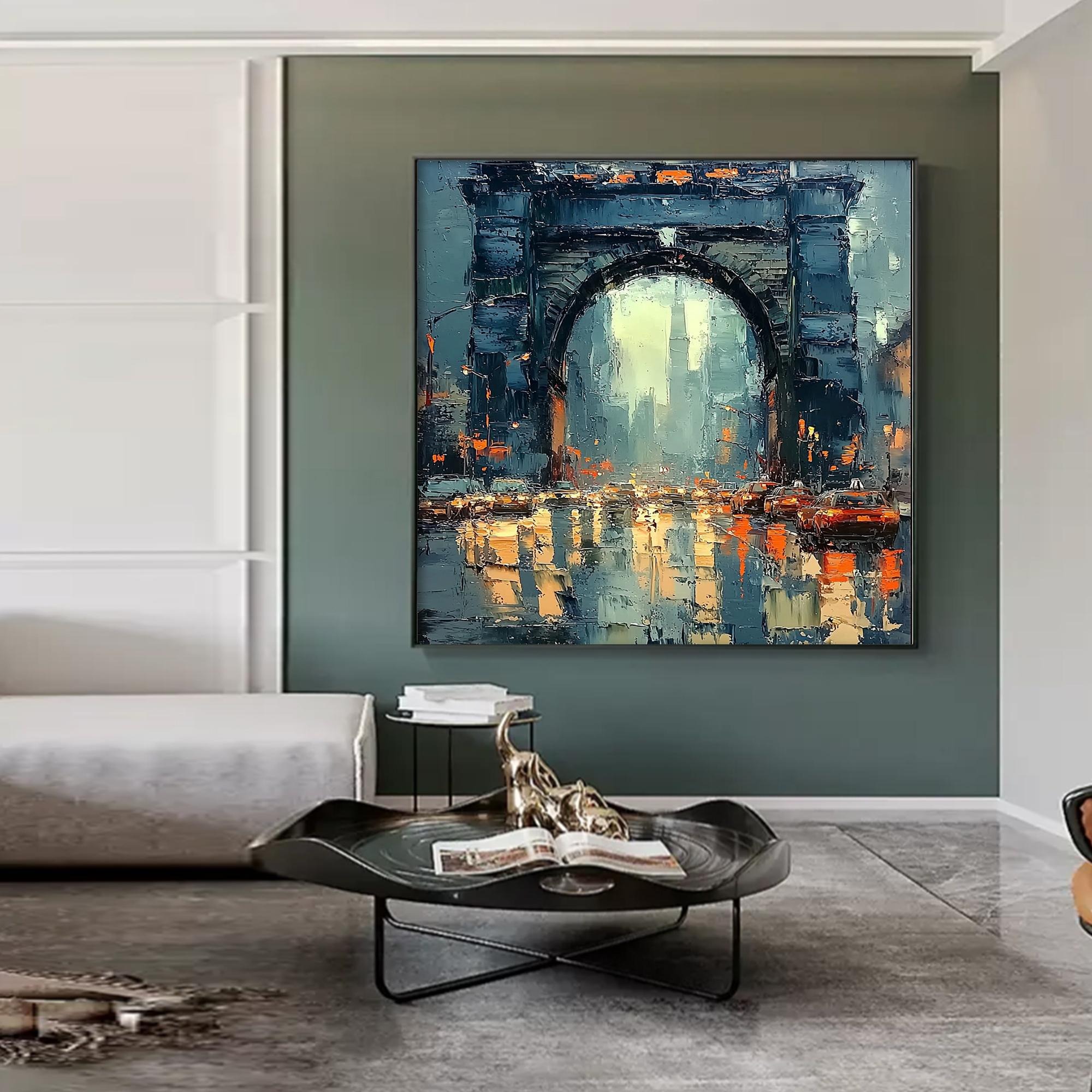 Archway Cityscape Glow