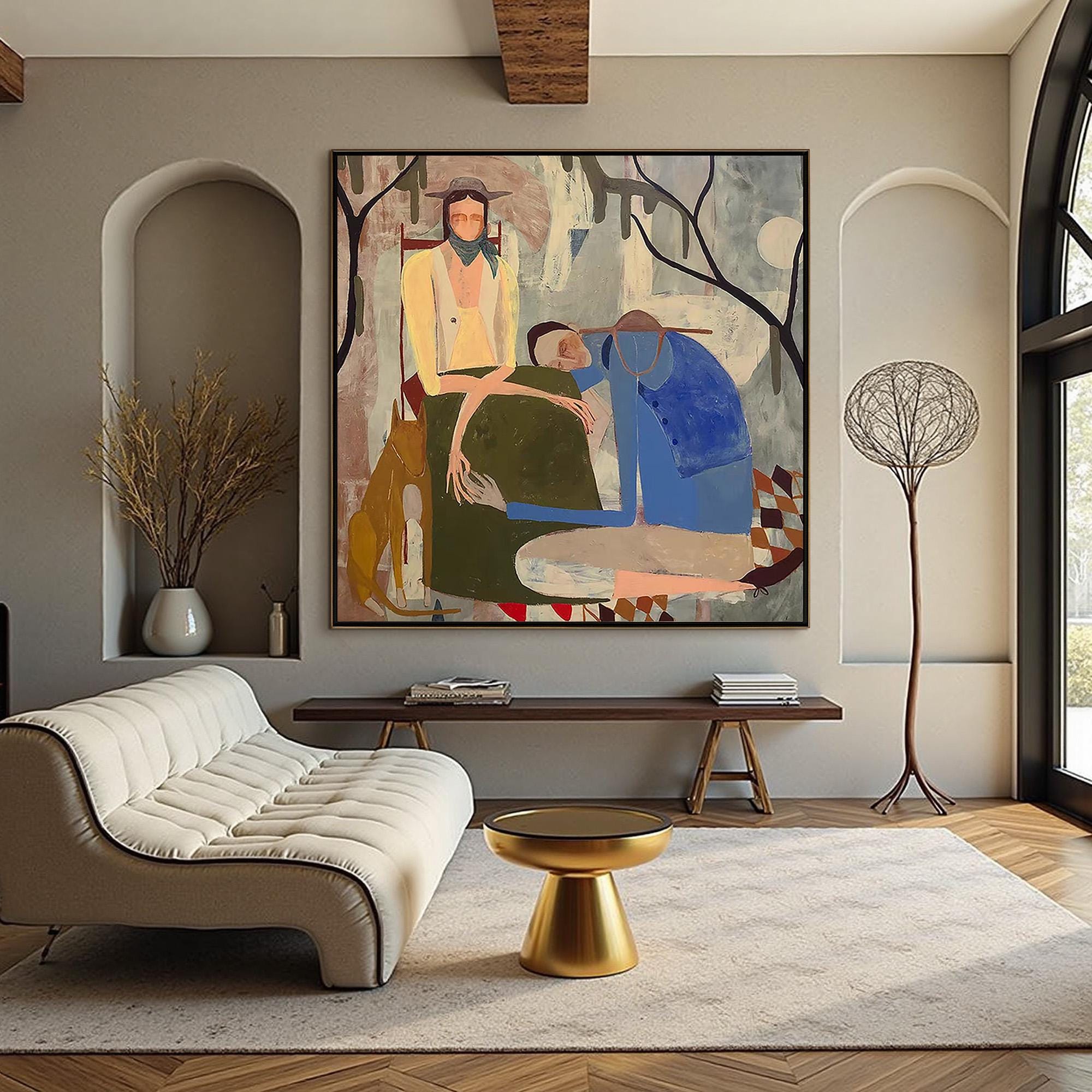 Figurative Tranquil Scene