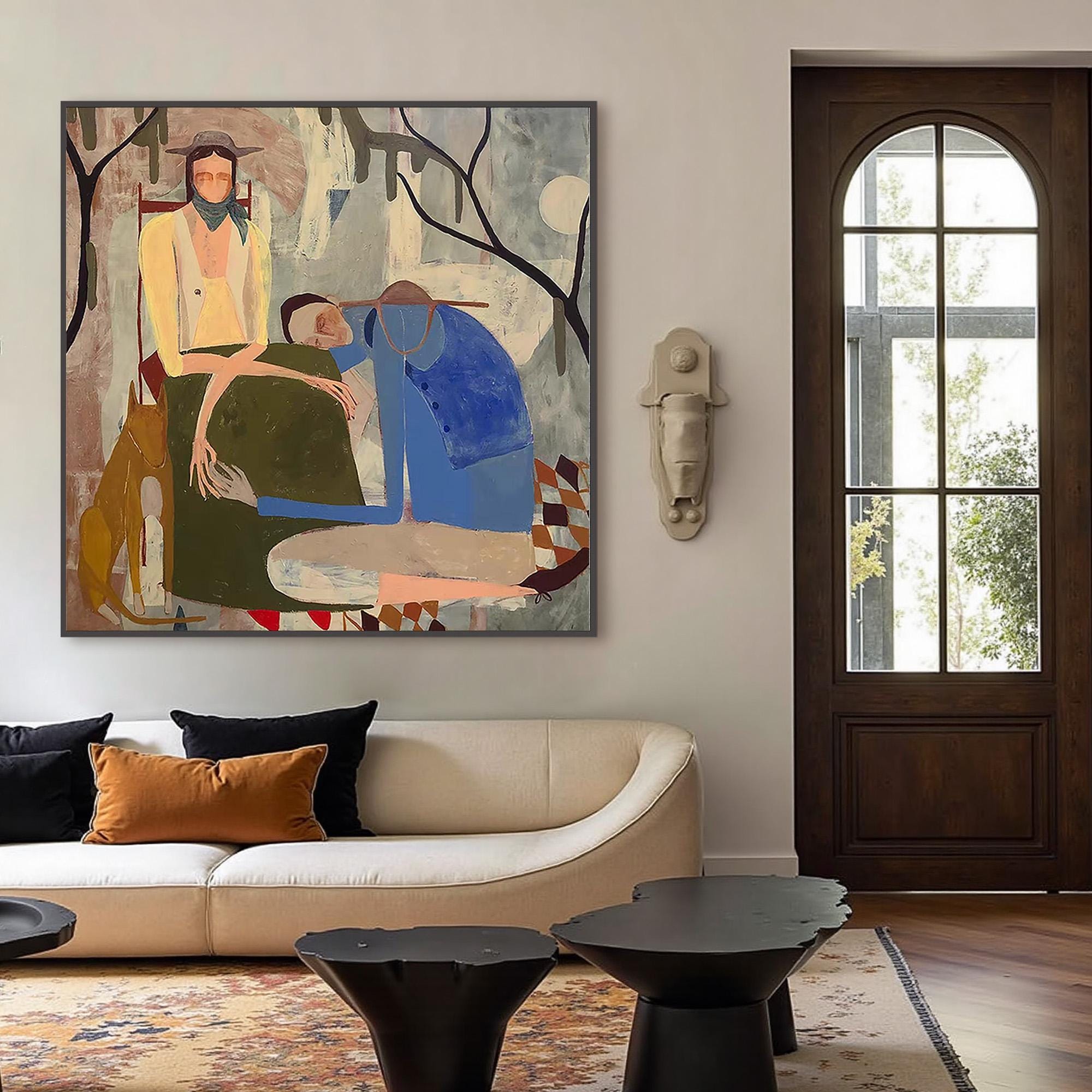 Figurative Tranquil Scene