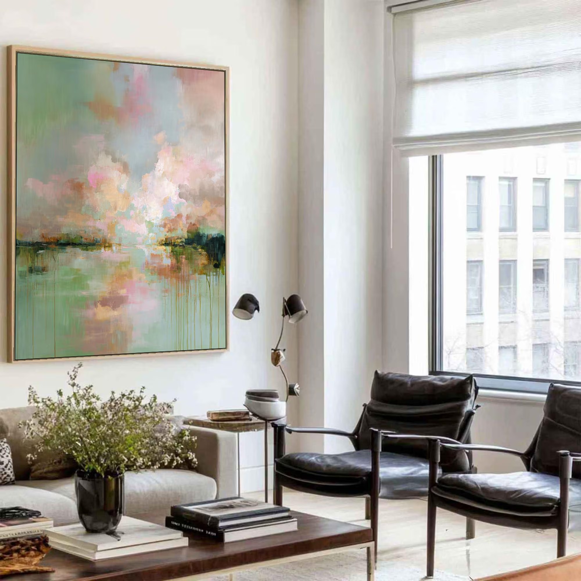 Pastel Horizon - Abstract Serene Gradient