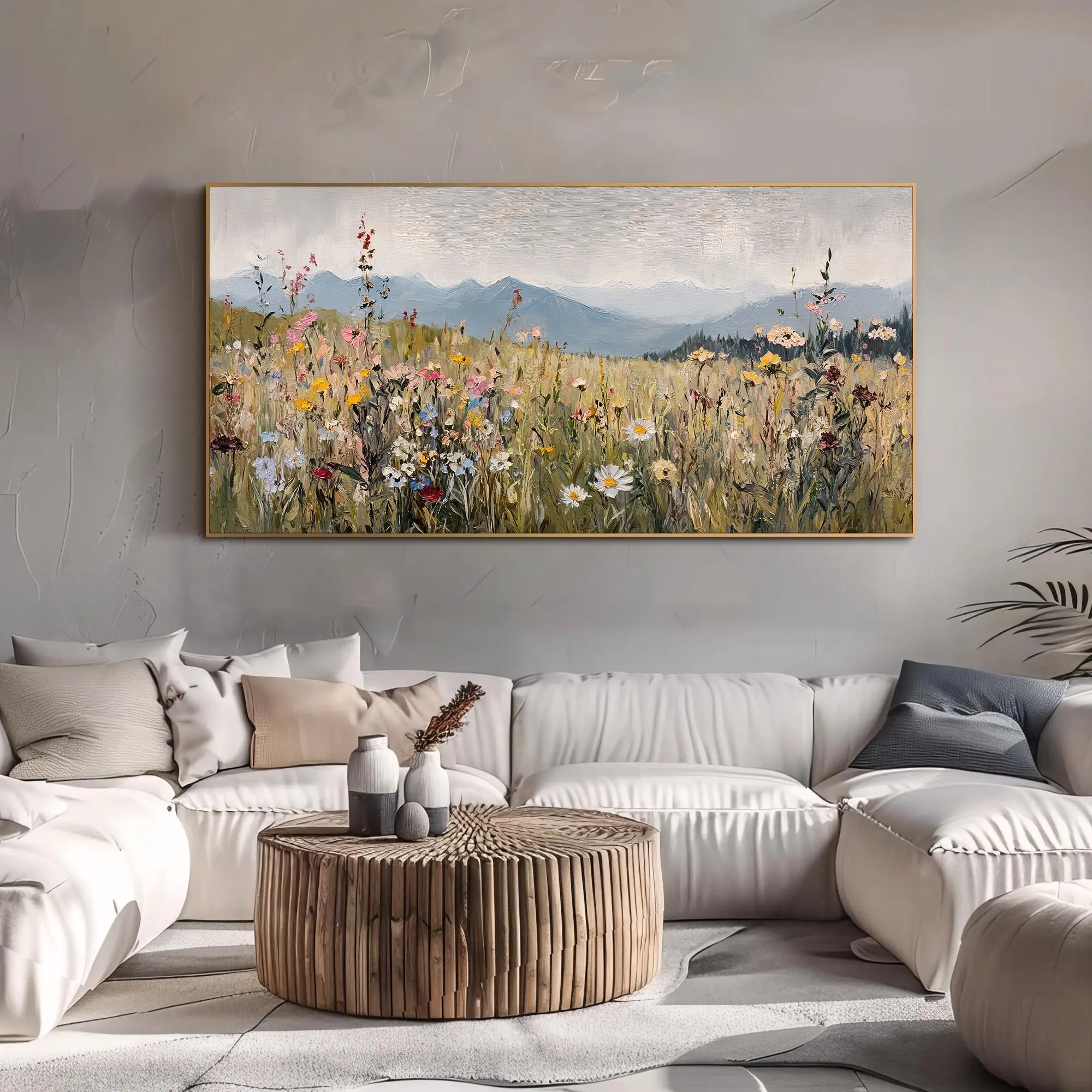 Blossoming Mountain Serenity