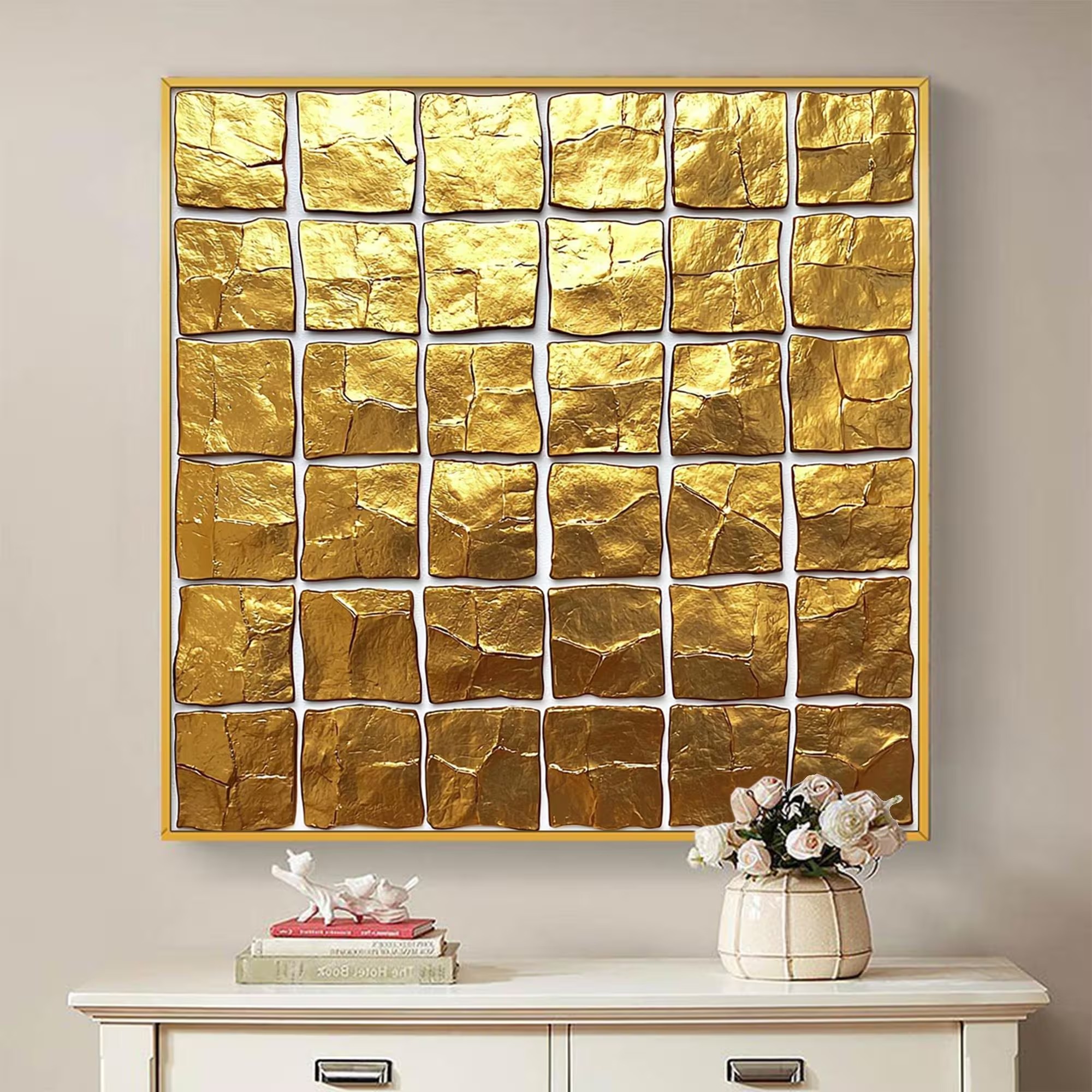 Golden Mosaic Brilliance