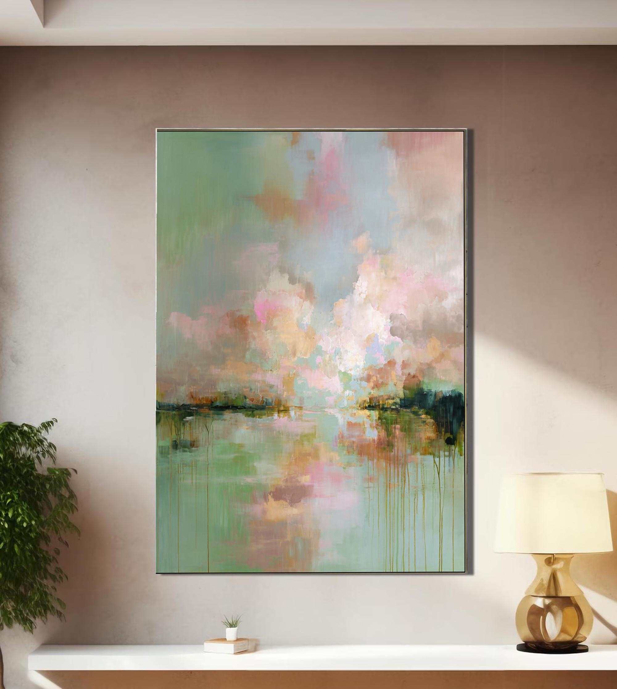 Pastel Horizon - Abstract Serene Gradient