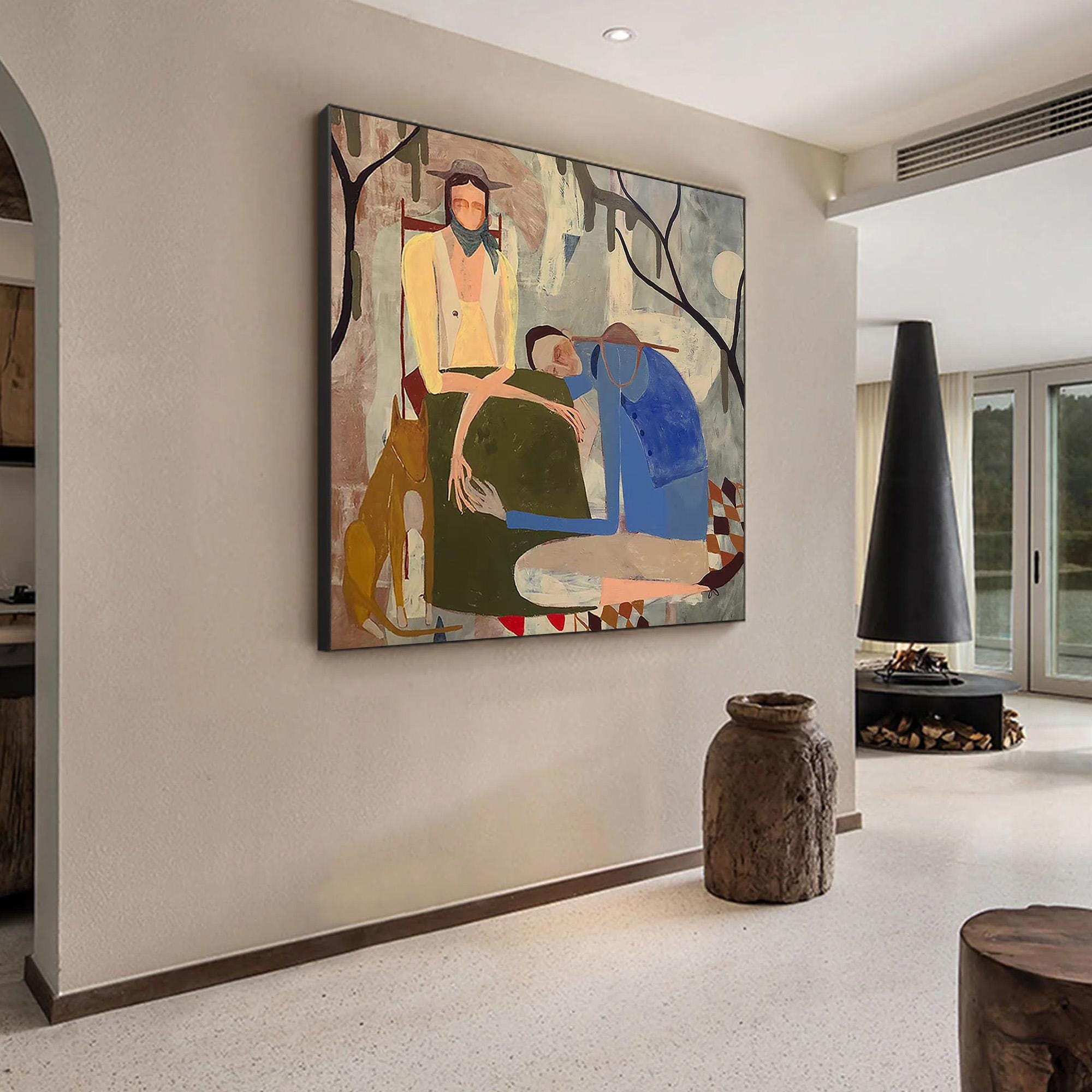 Figurative Tranquil Scene