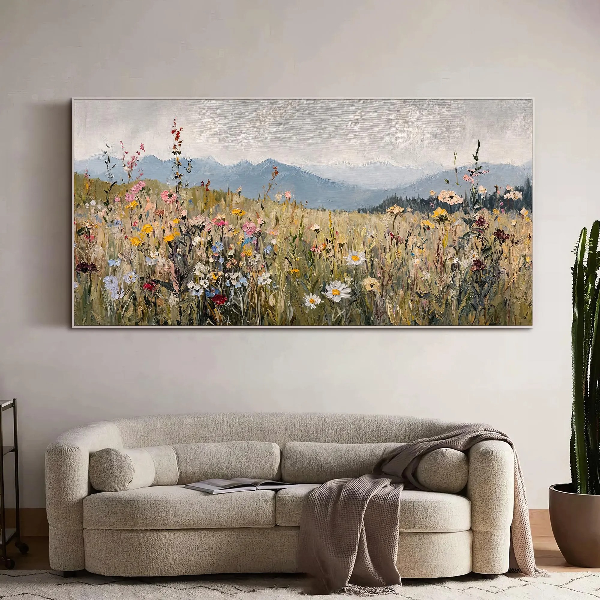 Blossoming Mountain Serenity