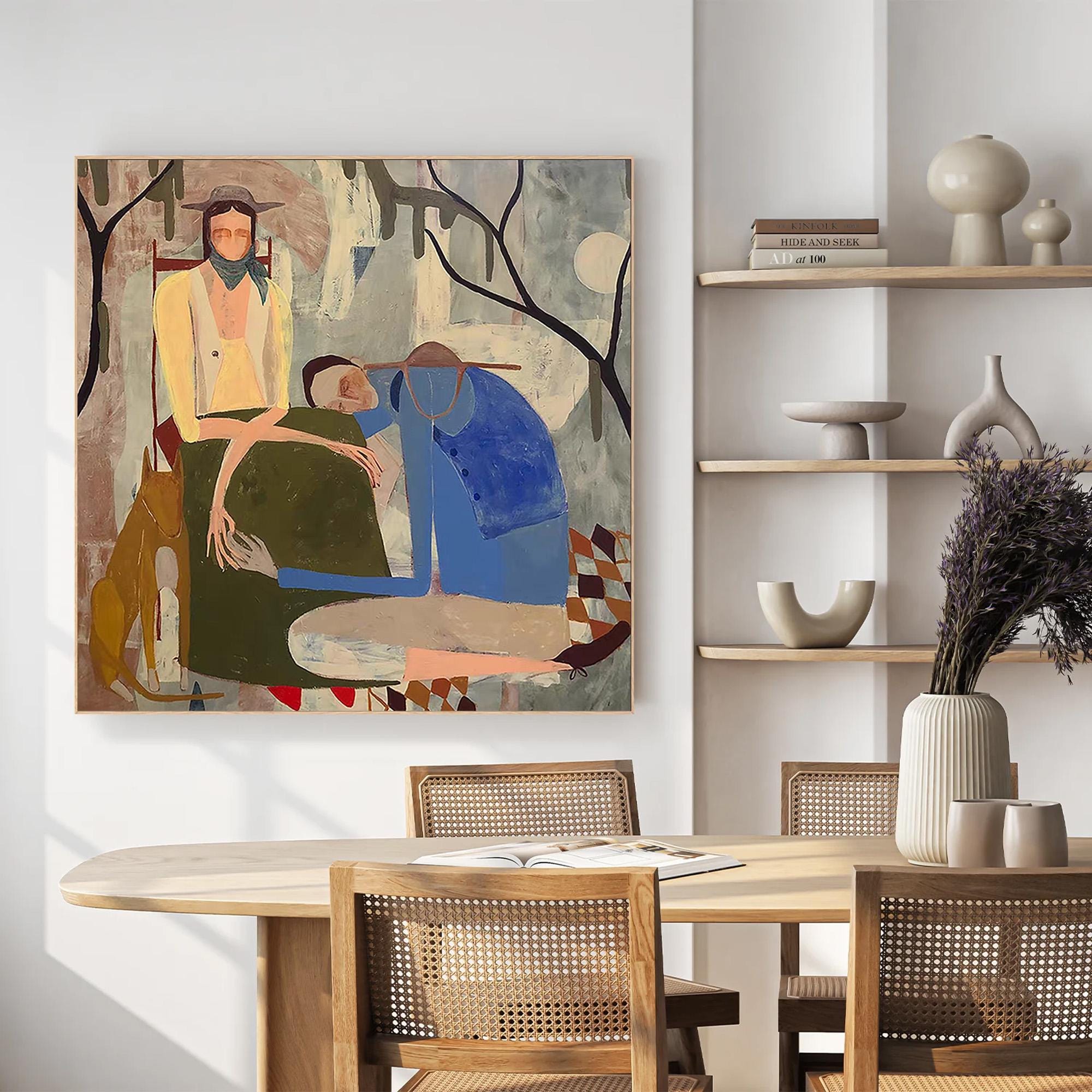 Figurative Tranquil Scene