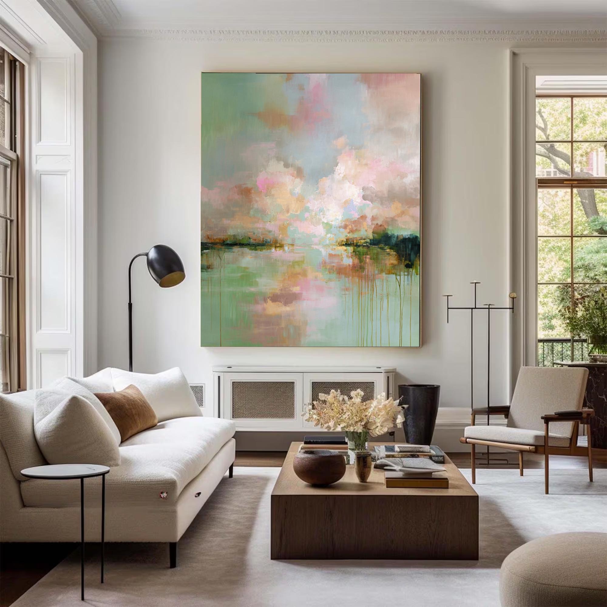 Pastel Horizon - Abstract Serene Gradient