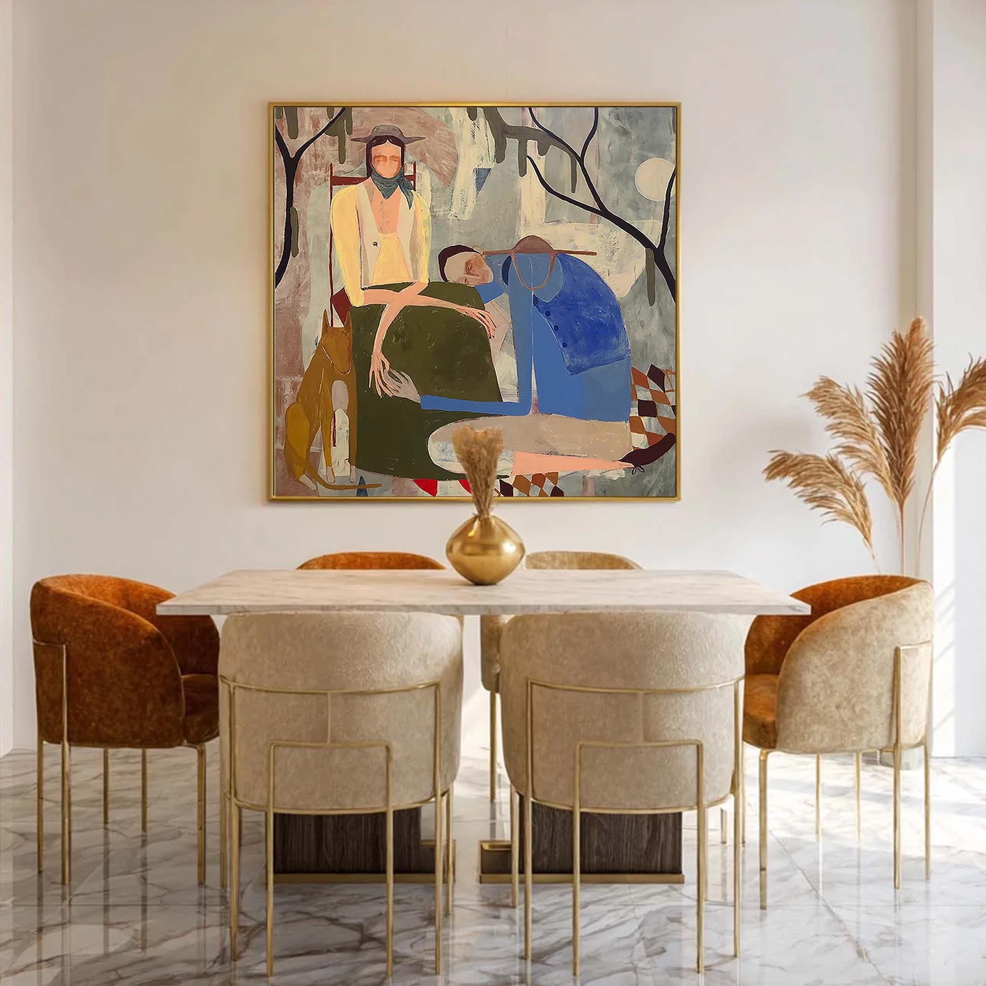 Figurative Tranquil Scene