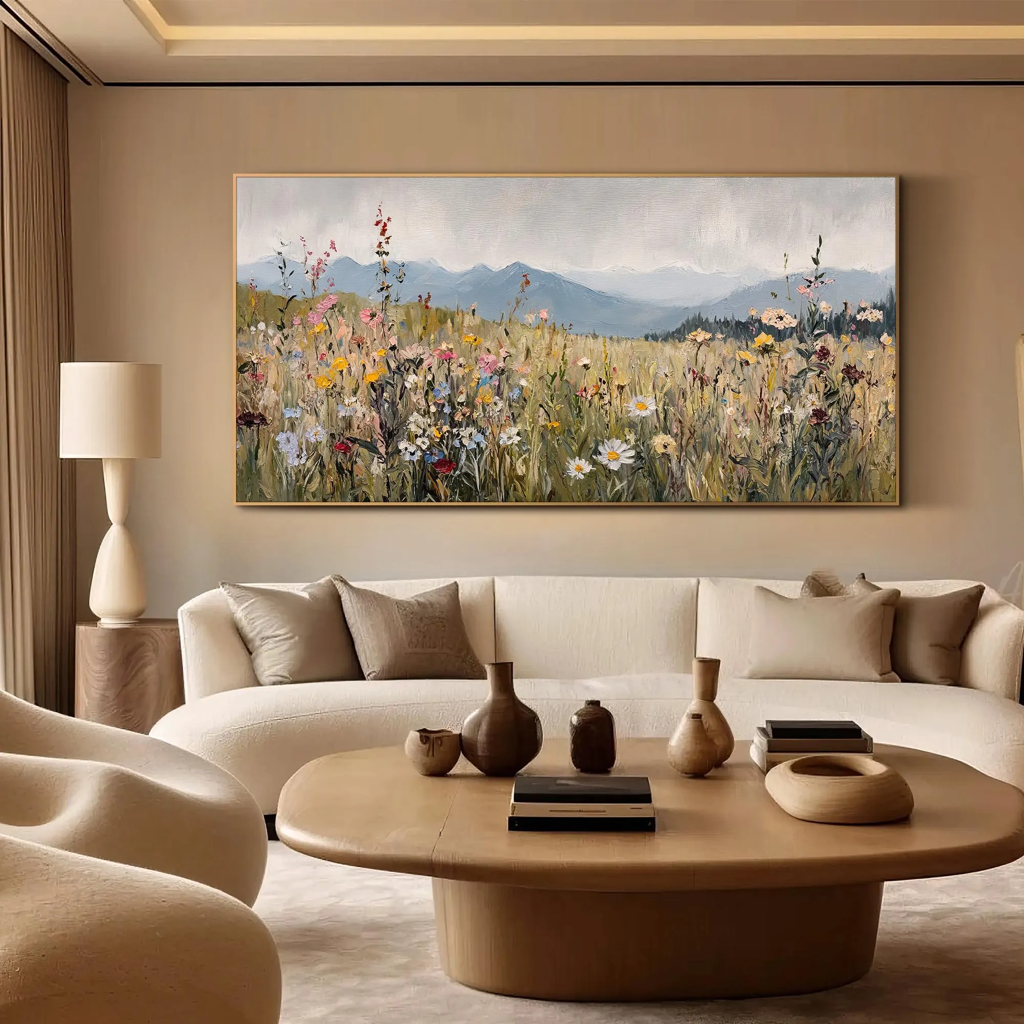 Blossoming Mountain Serenity