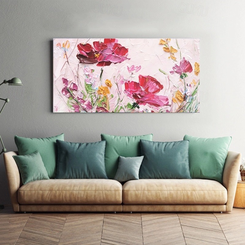 Vibrant Hues & Thick Impasto Texture