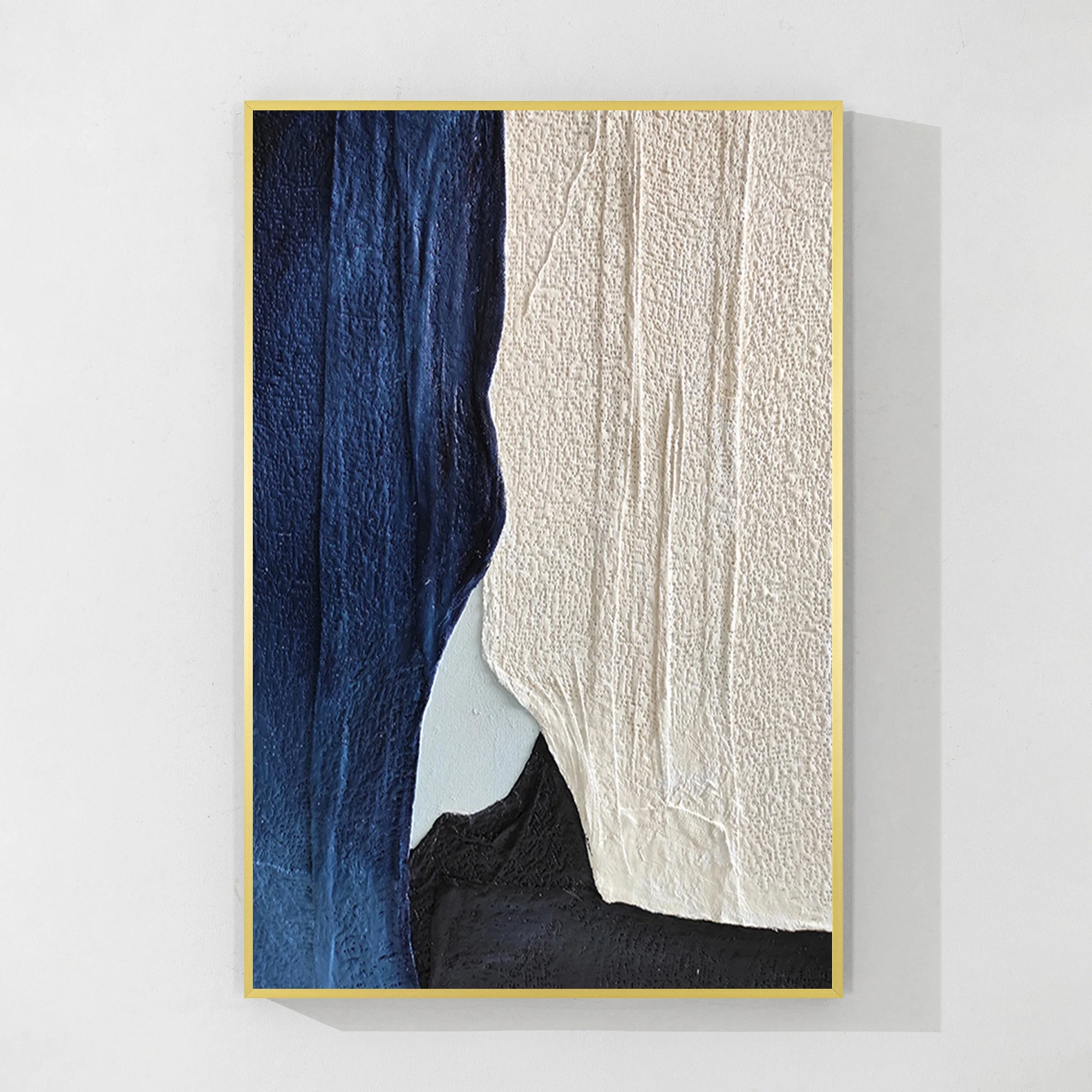 Blue & White: Abstract Eleganc