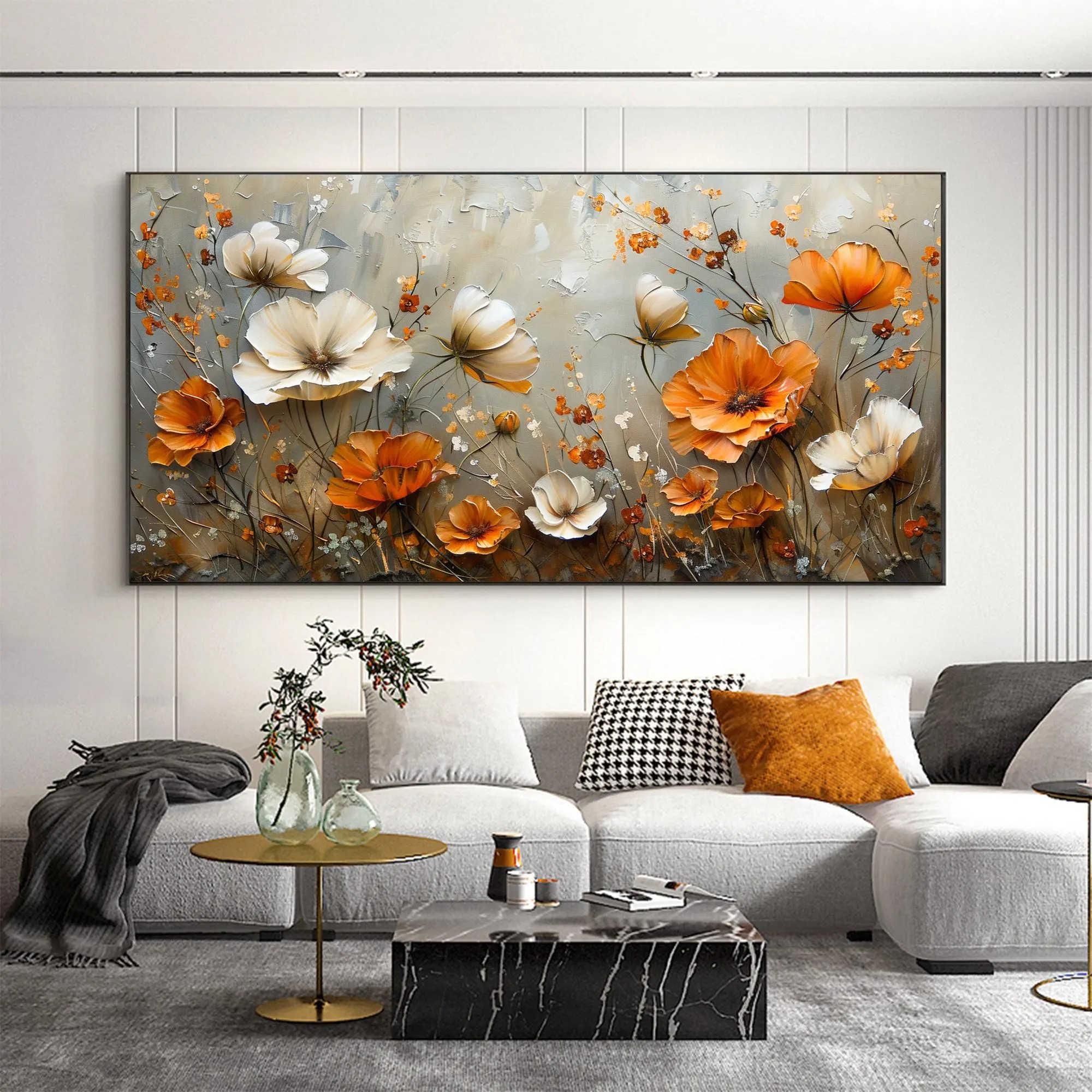 Floral Symphony in Paint