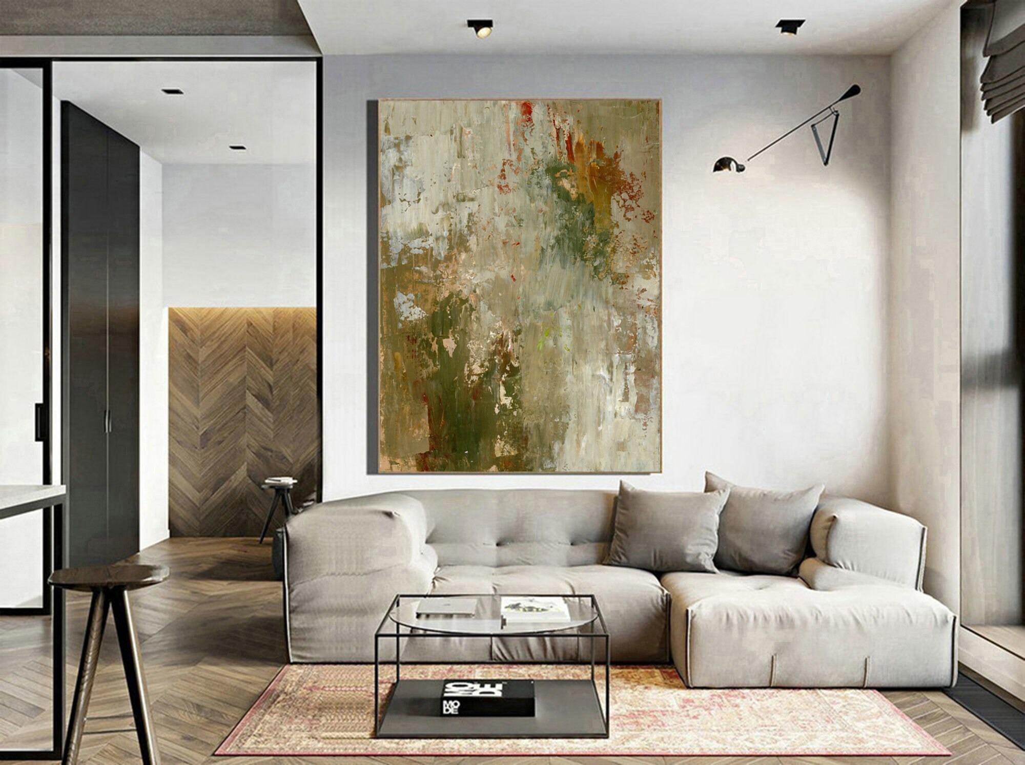 Subtle Grunge - Abstract Earthy Composition