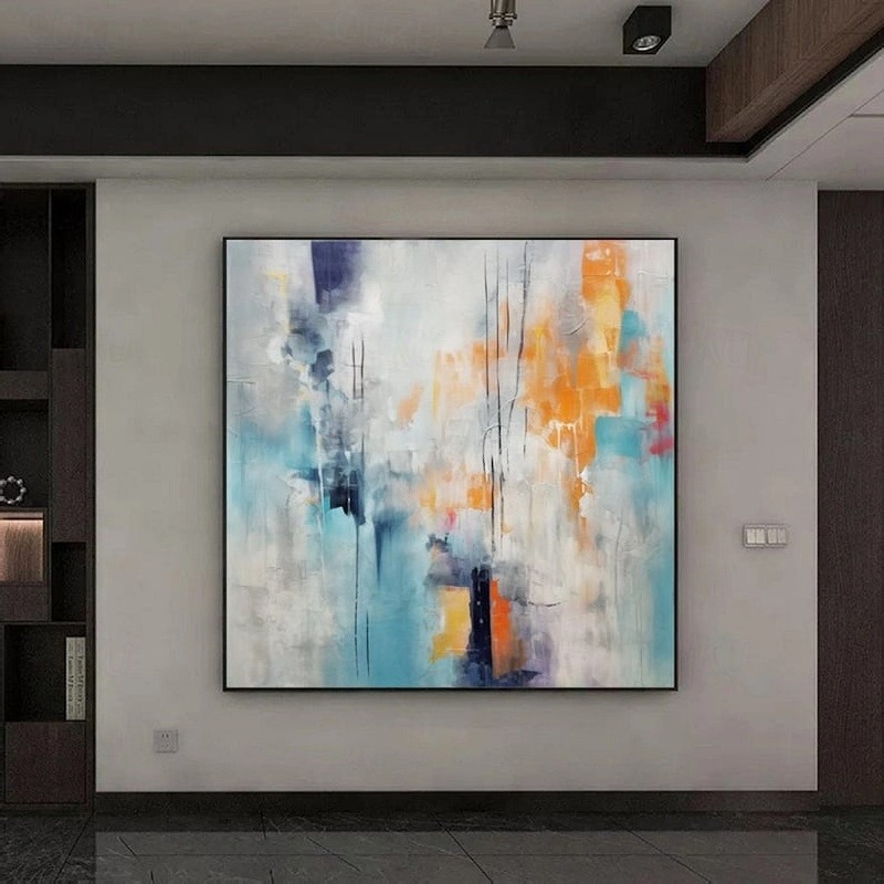 Abstract Soul in Blue and Orange