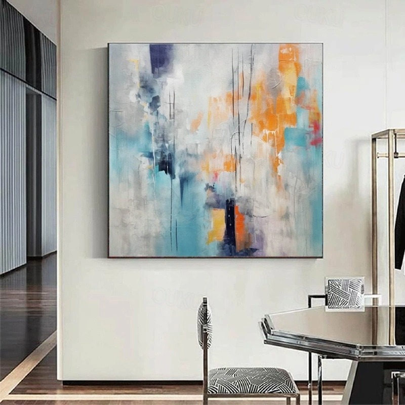 Abstract Soul in Blue and Orange