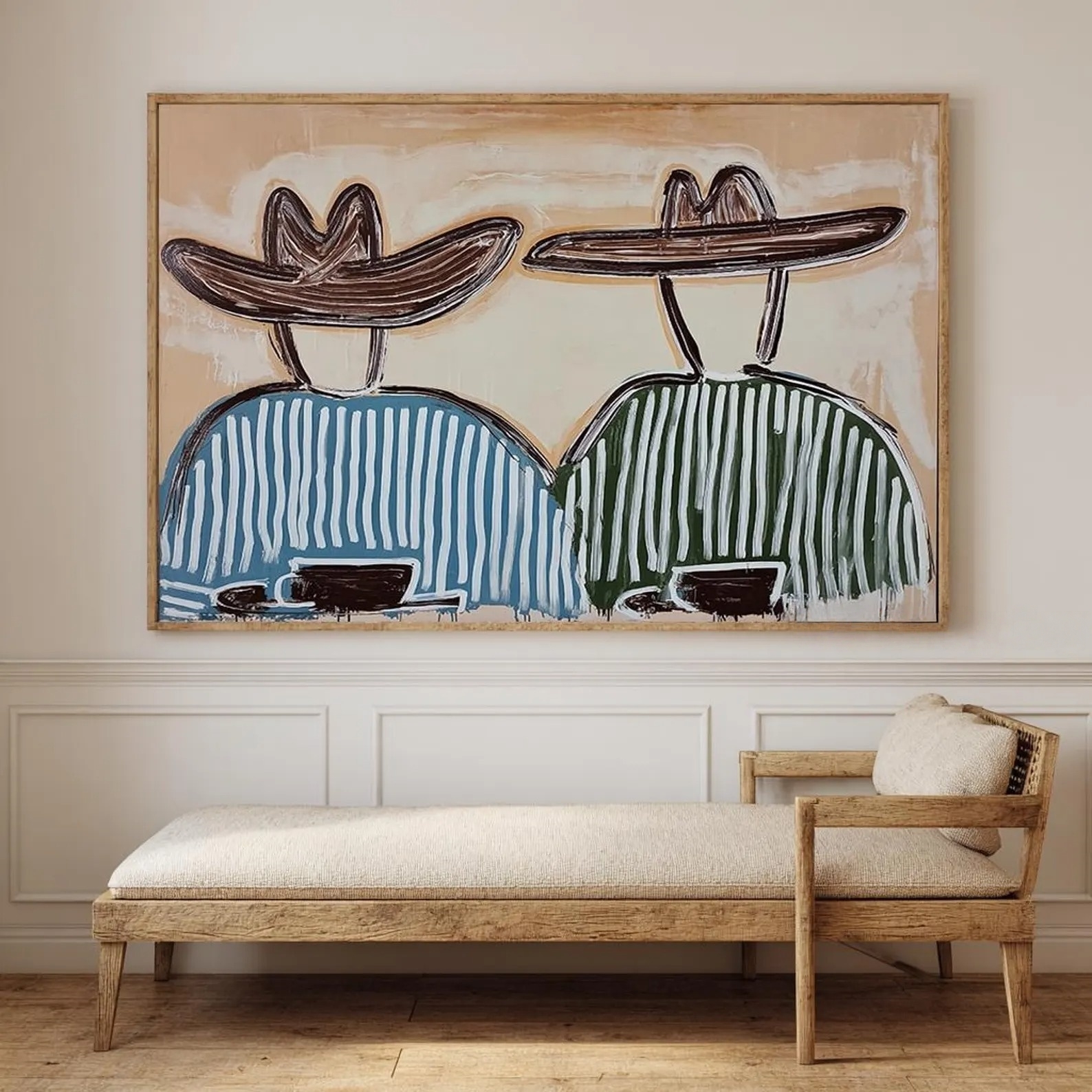 Rustic Sombreros Art