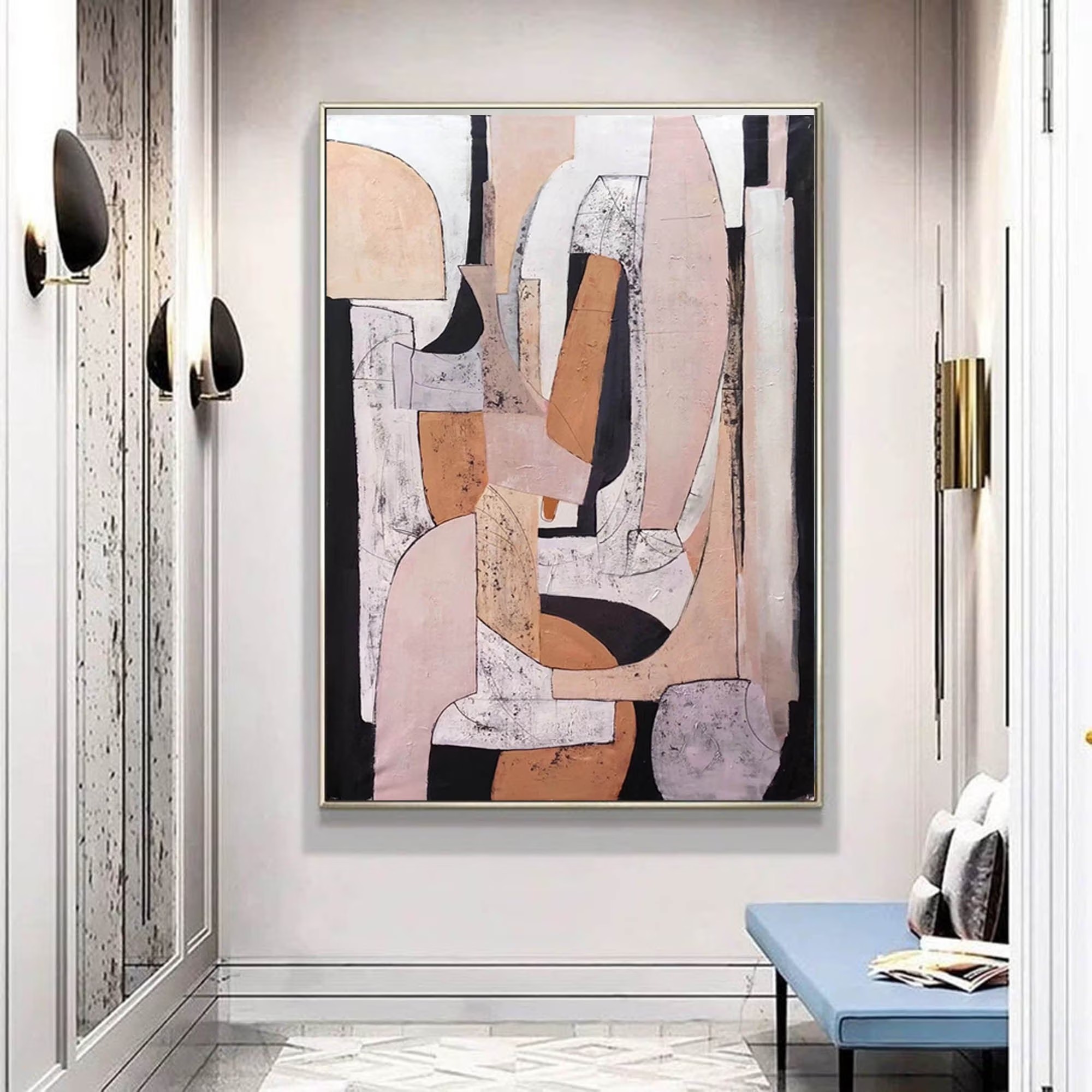 Blush & Charcoal Dance