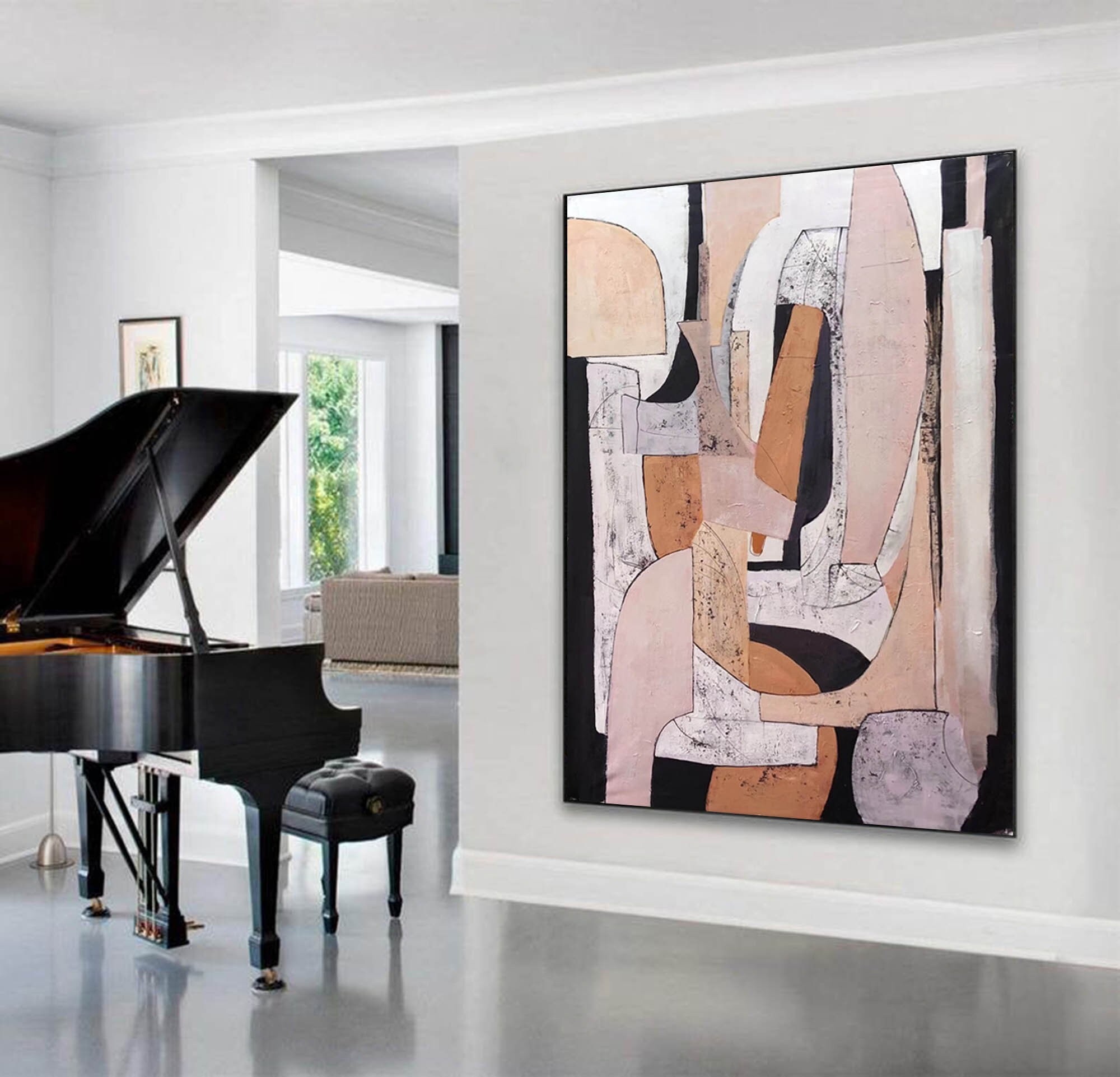 Blush & Charcoal Dance