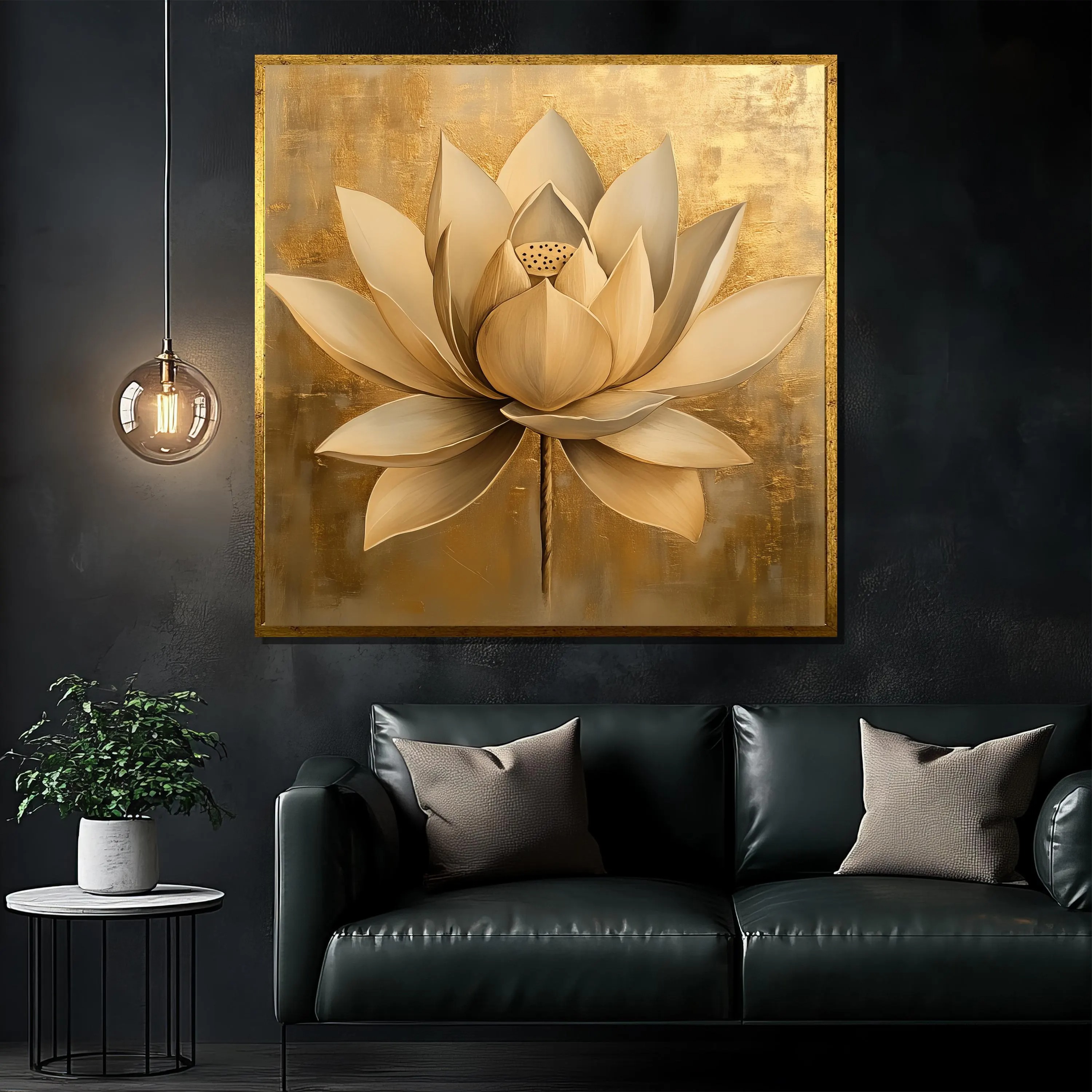 Golden Lotus Glow
