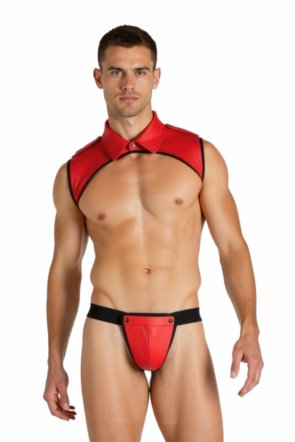 Joylgbt‘s Authority Faux Leather Harness Set 