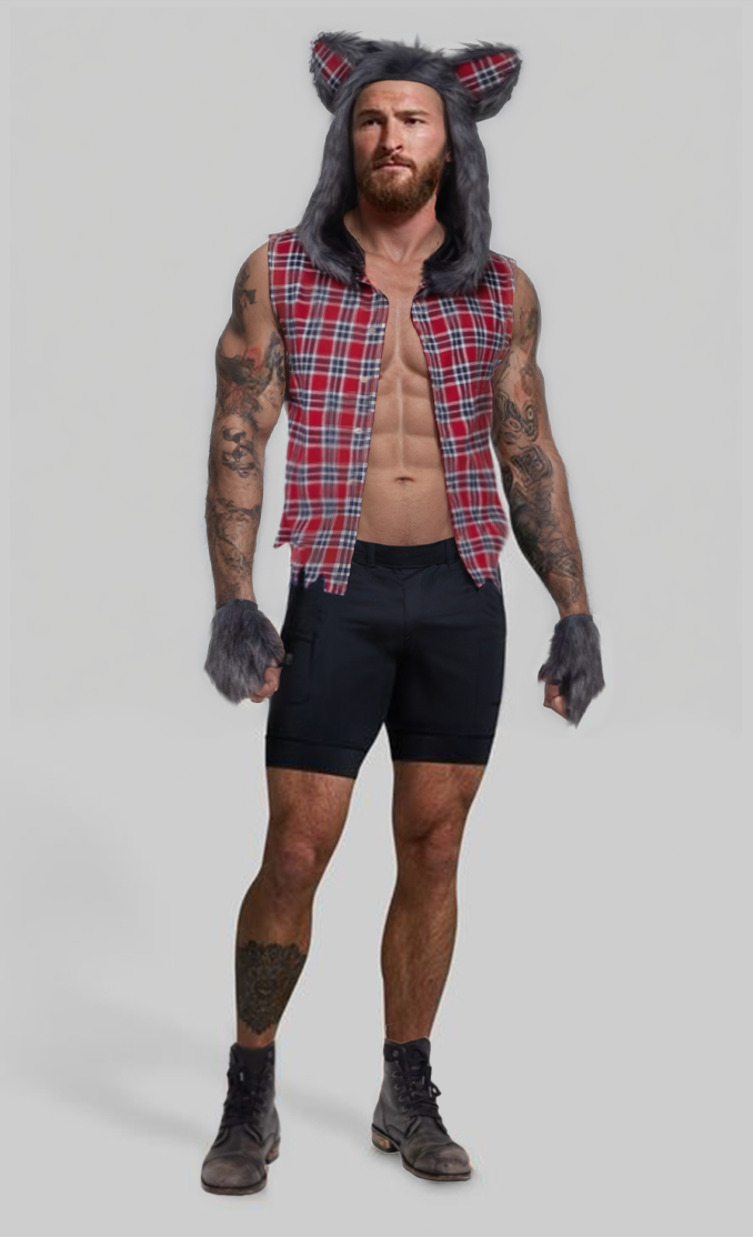 Fierce Lumberjack Werewolf – Howl in Style This Halloween!