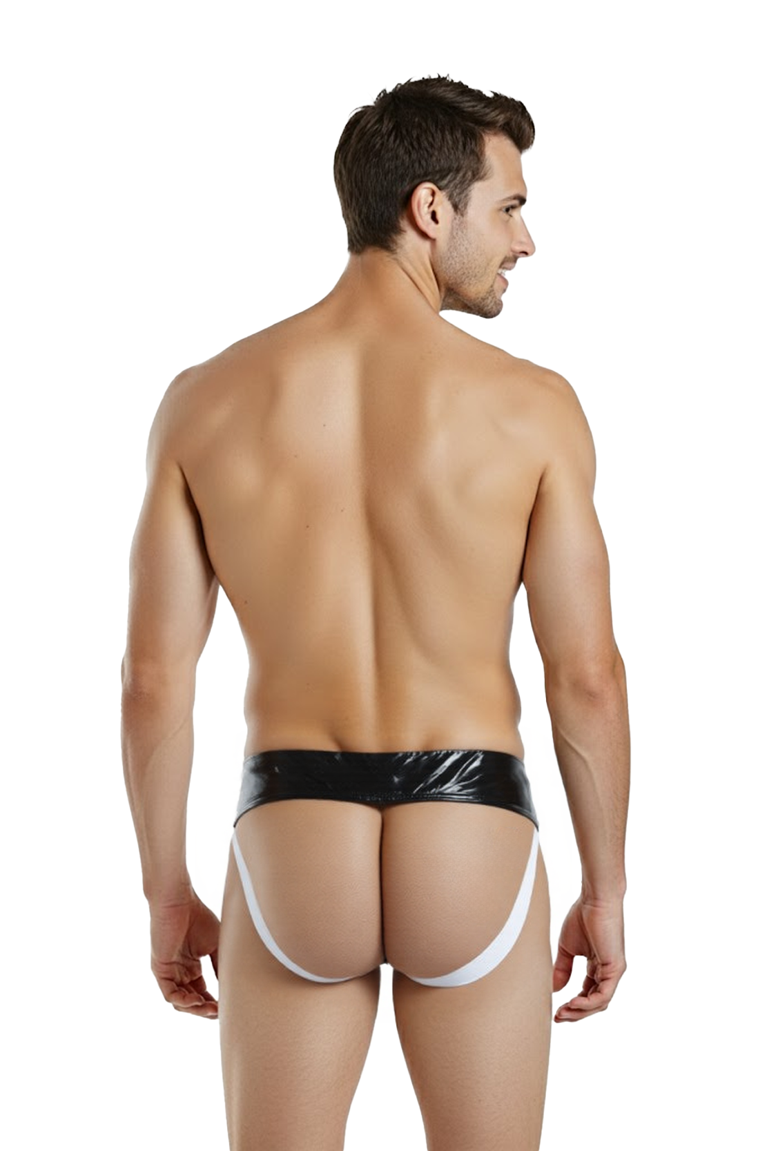 Joylgbt‘s Voltage Striped Zipper Jock