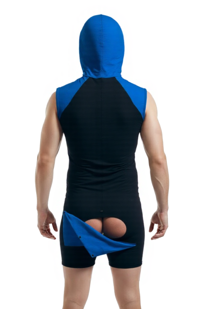 Joylgbt‘s Cobalt Color Block Sleeveless Onesie