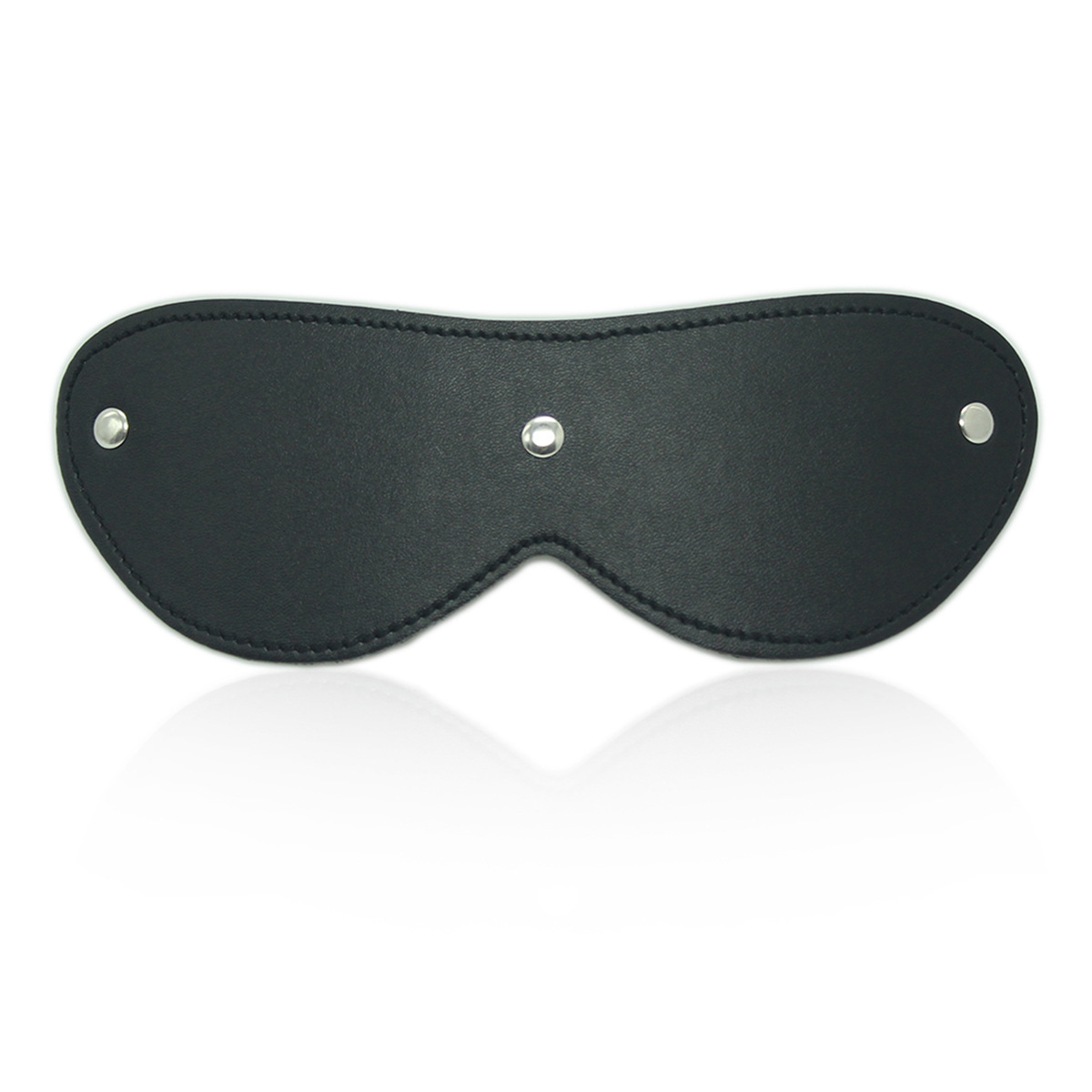 Black Leather Eye Mask