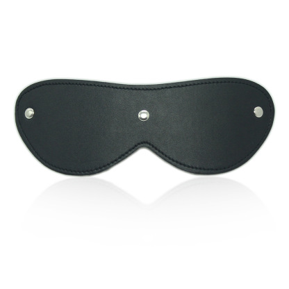 Black Leather Eye Mask