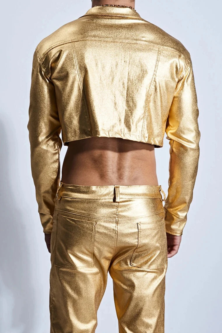 Sunlit Gold Jacket and Trouser Duo